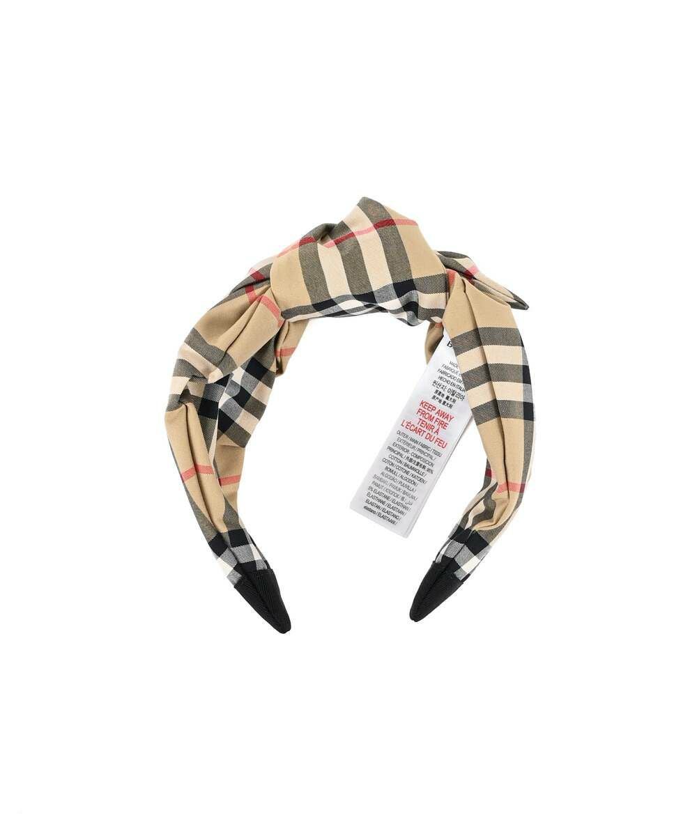 Burberryチェックカチューシャ BURBERRY KIDSチェックリボンカチューシャ | Narcissus WEB STORE