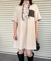 STAFF ： 159cm/骨格ウェーブ/12Y+着用