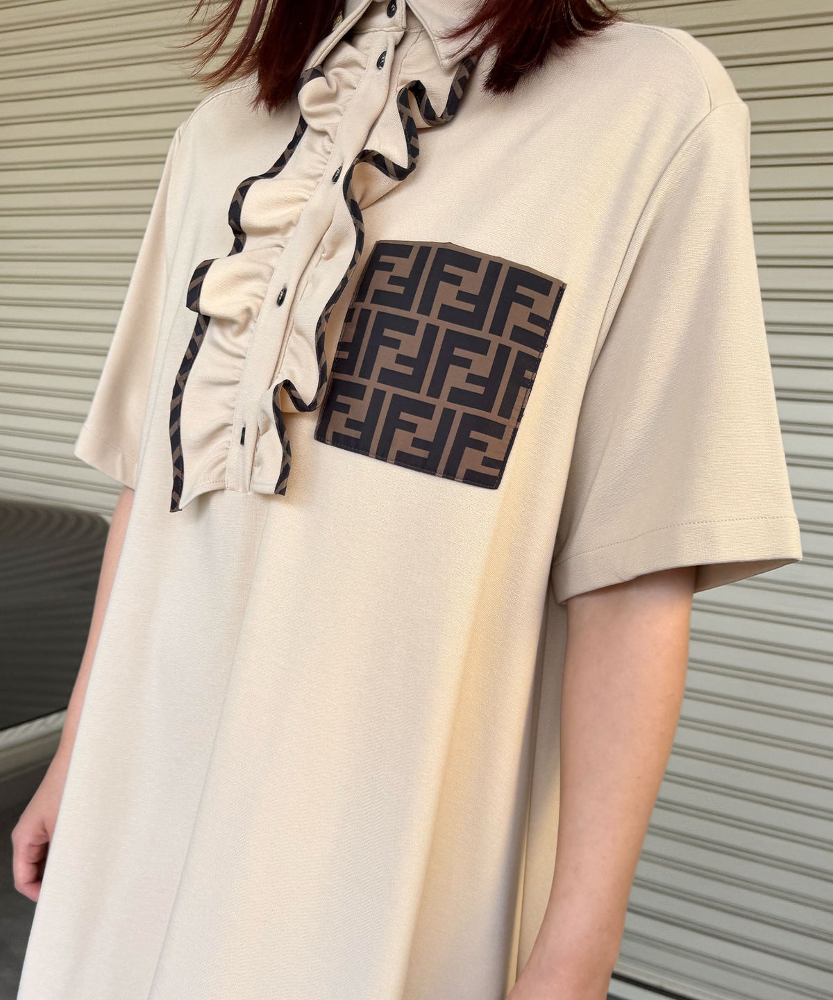 STAFF ： 159cm/骨格ウェーブ/12Y+着用