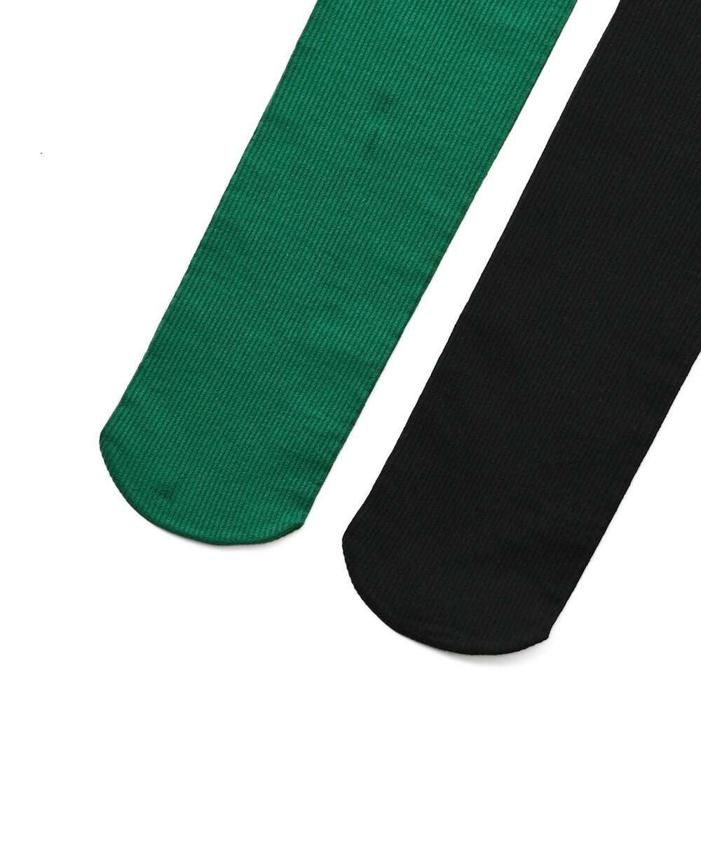 FAKUI ポンポン タイツ グリーン FRANTICA FAKE COLOR TIGHTS | 福助 公式通販オンラインストア FAKUI