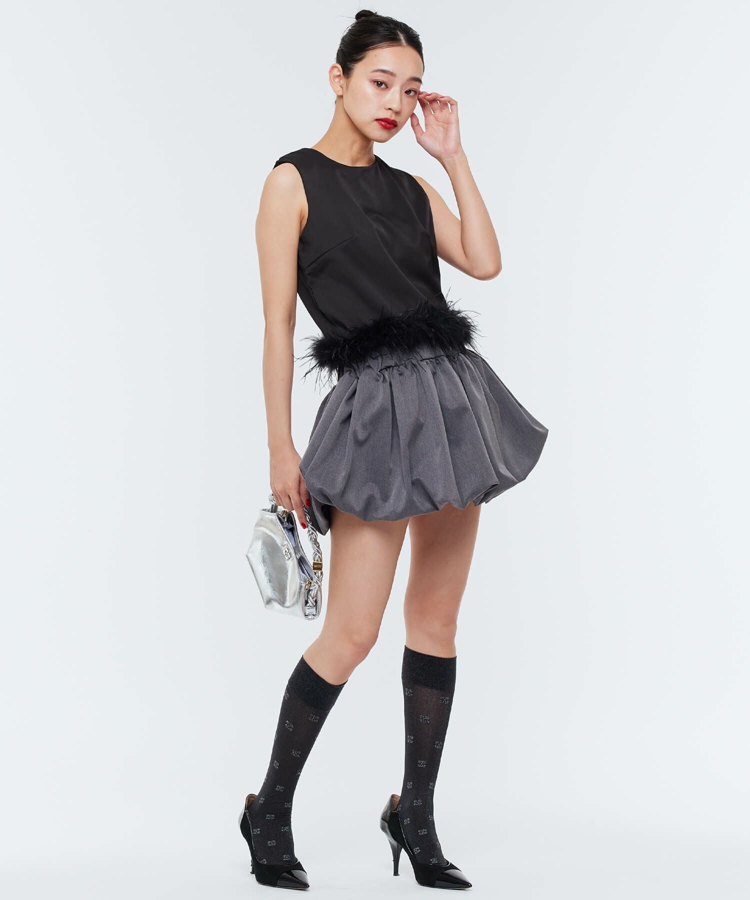 GANNI LADIESバタフライシアーソックス | Narcissus WEB STORE