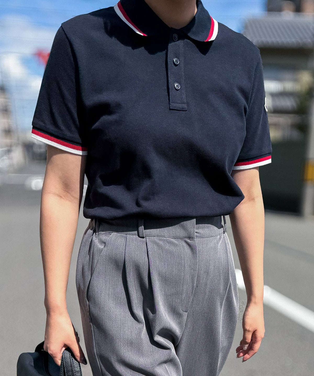 STAFF ： 159cm/骨格ウェーブ/14Yサイズ着用