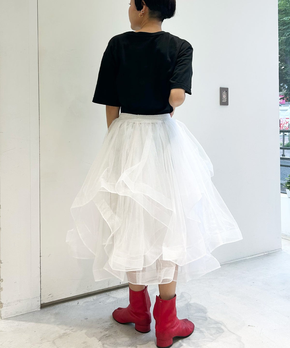 STAFF：ERIKA(153cm/骨格ウェーブ/XS着用)