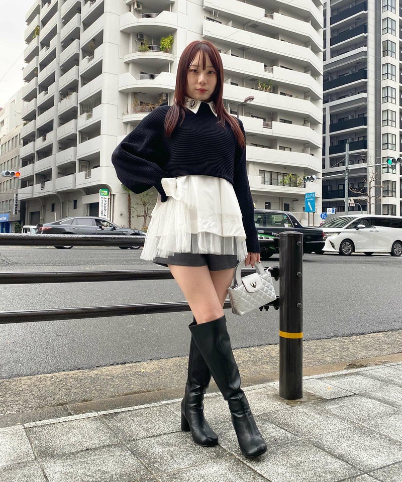 STAFF：MIKU(155cm/骨格ナチュラル)