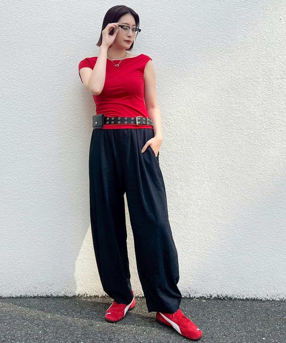STAFF：MISAKI(169cm/骨格ストレート)