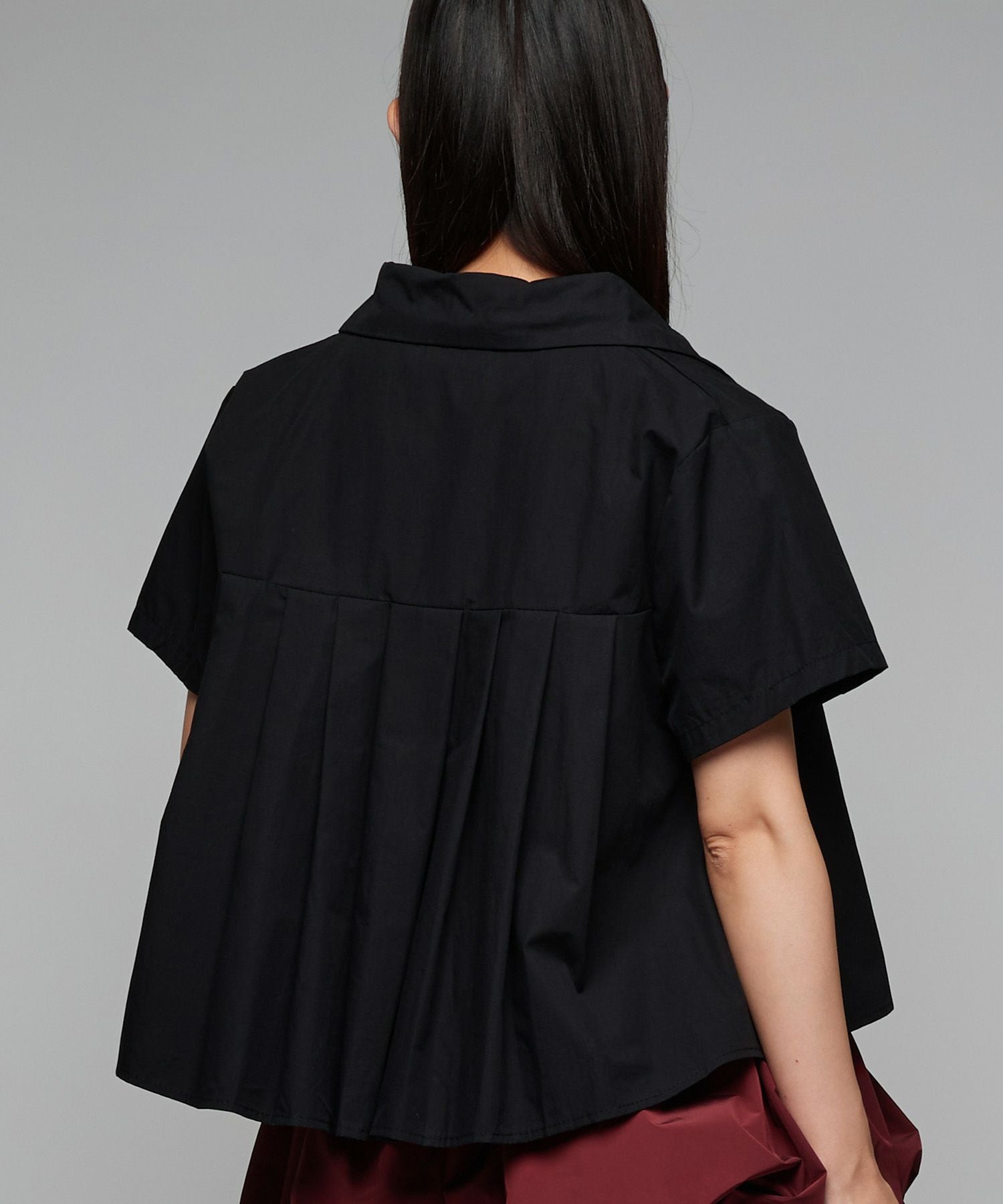 【Narcissus】シアーシャツＴ ブラック Narcissus（ナルシス） tシャツ レースロングスリーブトップス シアー