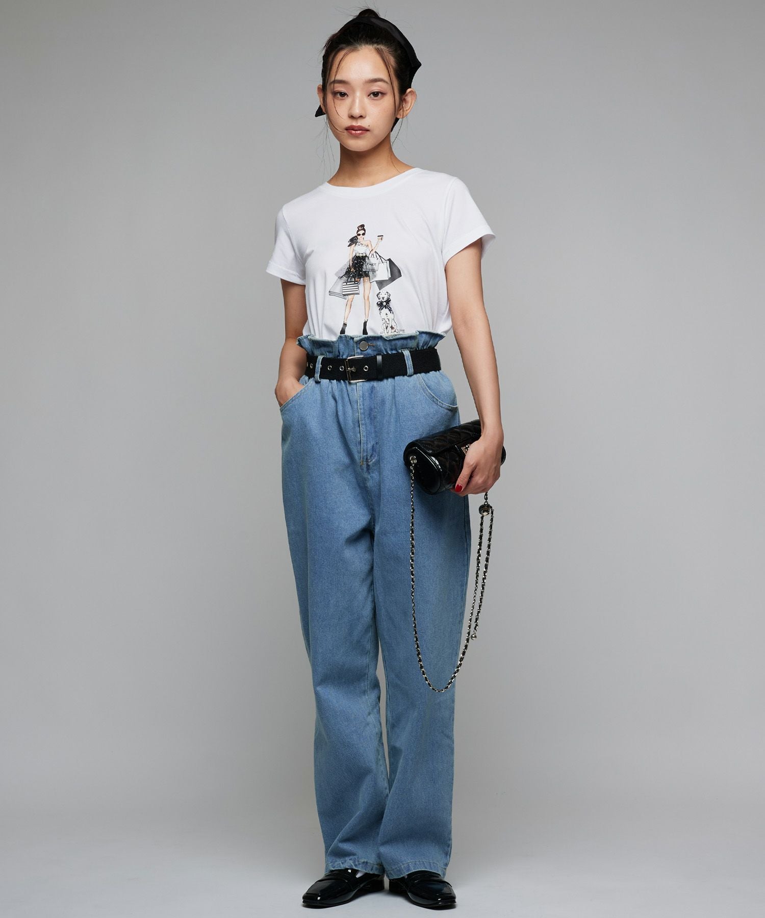 Narcissusハイウエストベルトデニム | Narcissus WEB STORE