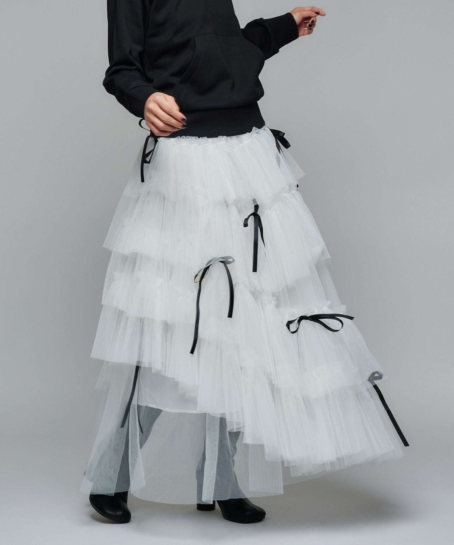 ナルシス♡フリルカーデ Narcissusレザーフリルスカート | Narcissus WEB STORE