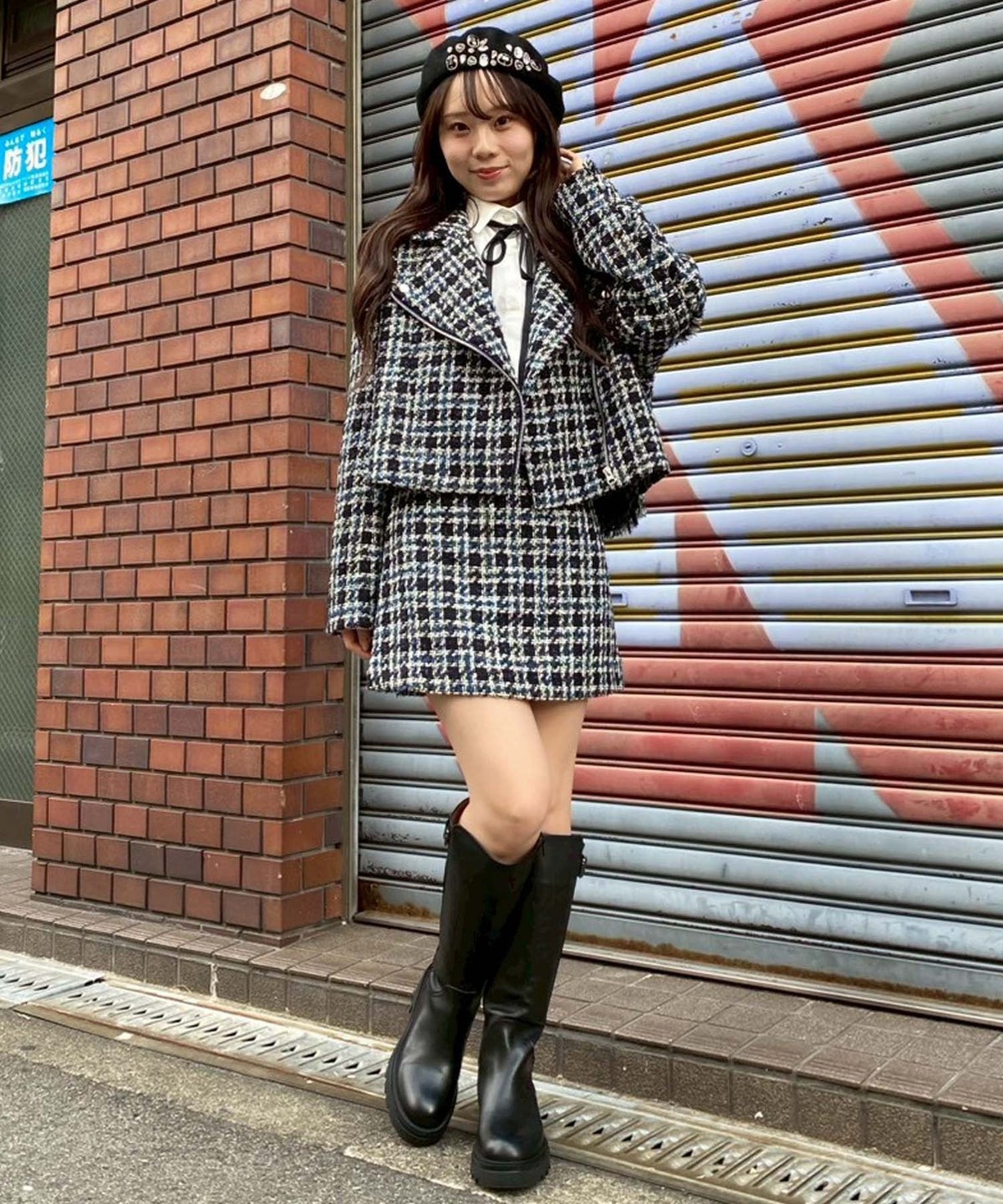 STAFF：MIKU(155cm/骨格ナチュラル)