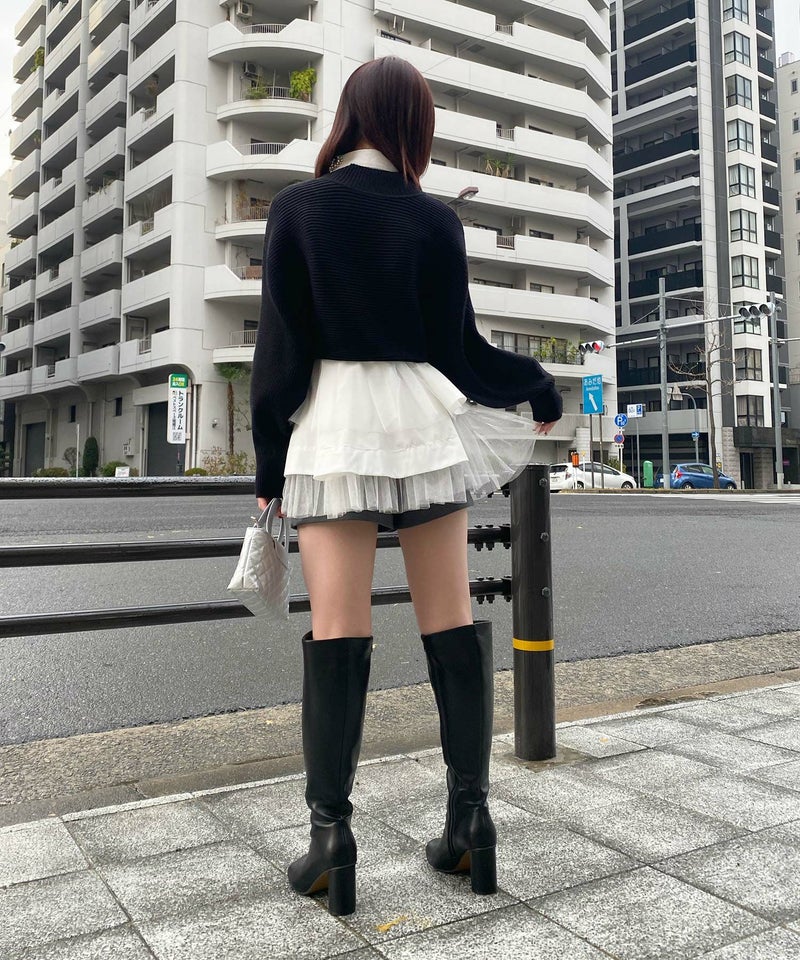 STAFF：MIKU(155cm/骨格ナチュラル)