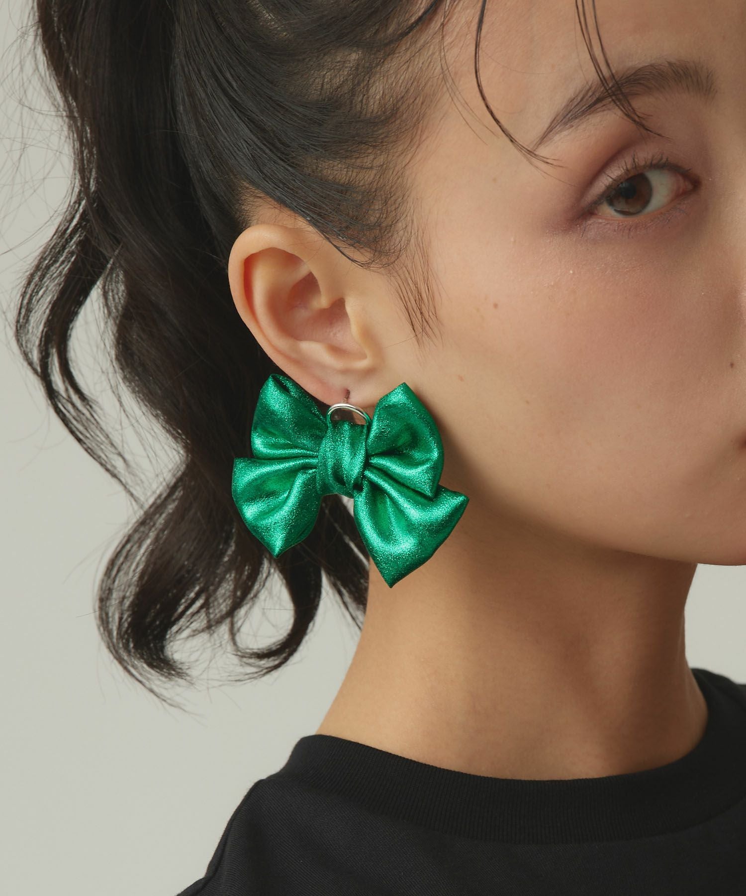 Narcissusリボンビックピアス | Narcissus WEB STORE
