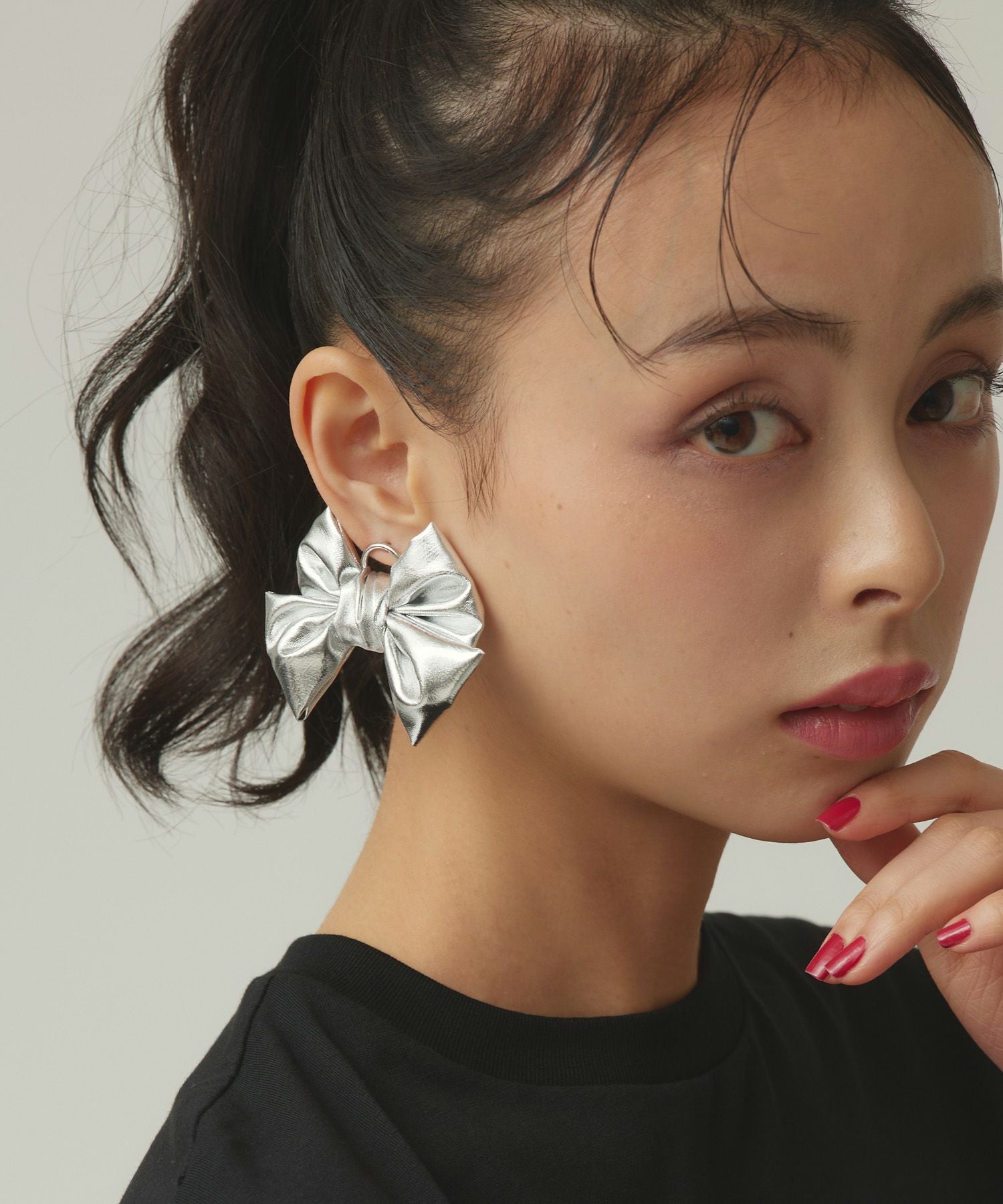 Narcissusリボンビックピアス | Narcissus WEB STORE
