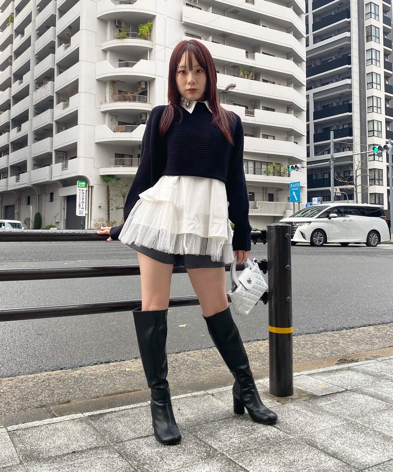 STAFF：MIKU(155cm/骨格ナチュラル)