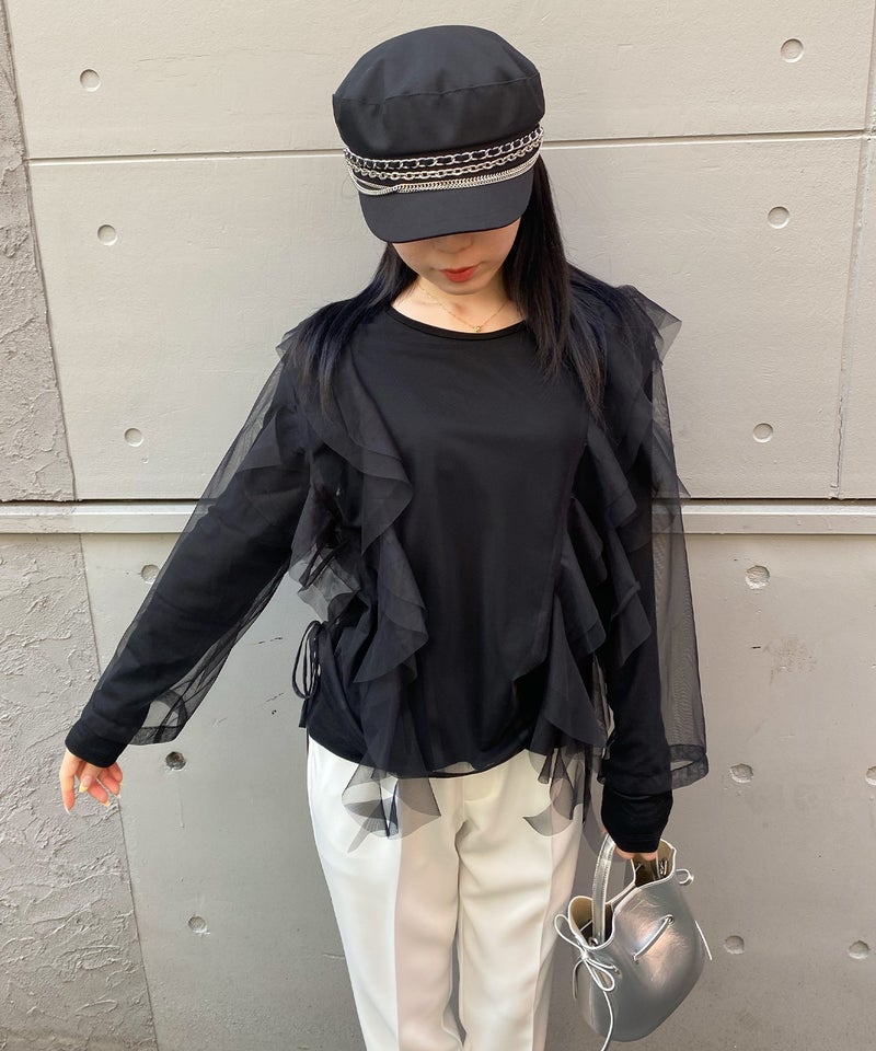 STAFF：MIKU(155cm/骨格ナチュラル)