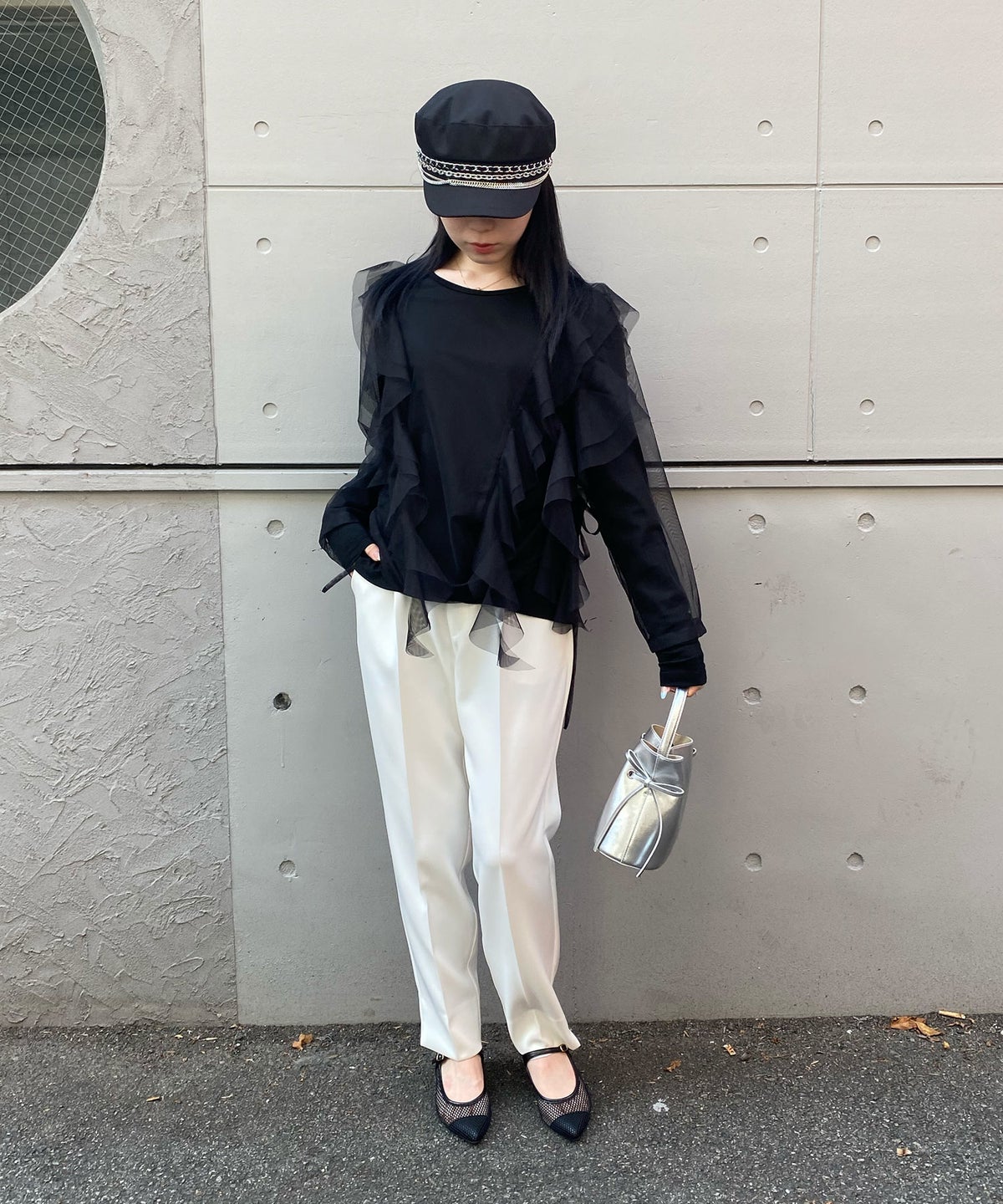 STAFF：MIKU(155cm/骨格ナチュラル)