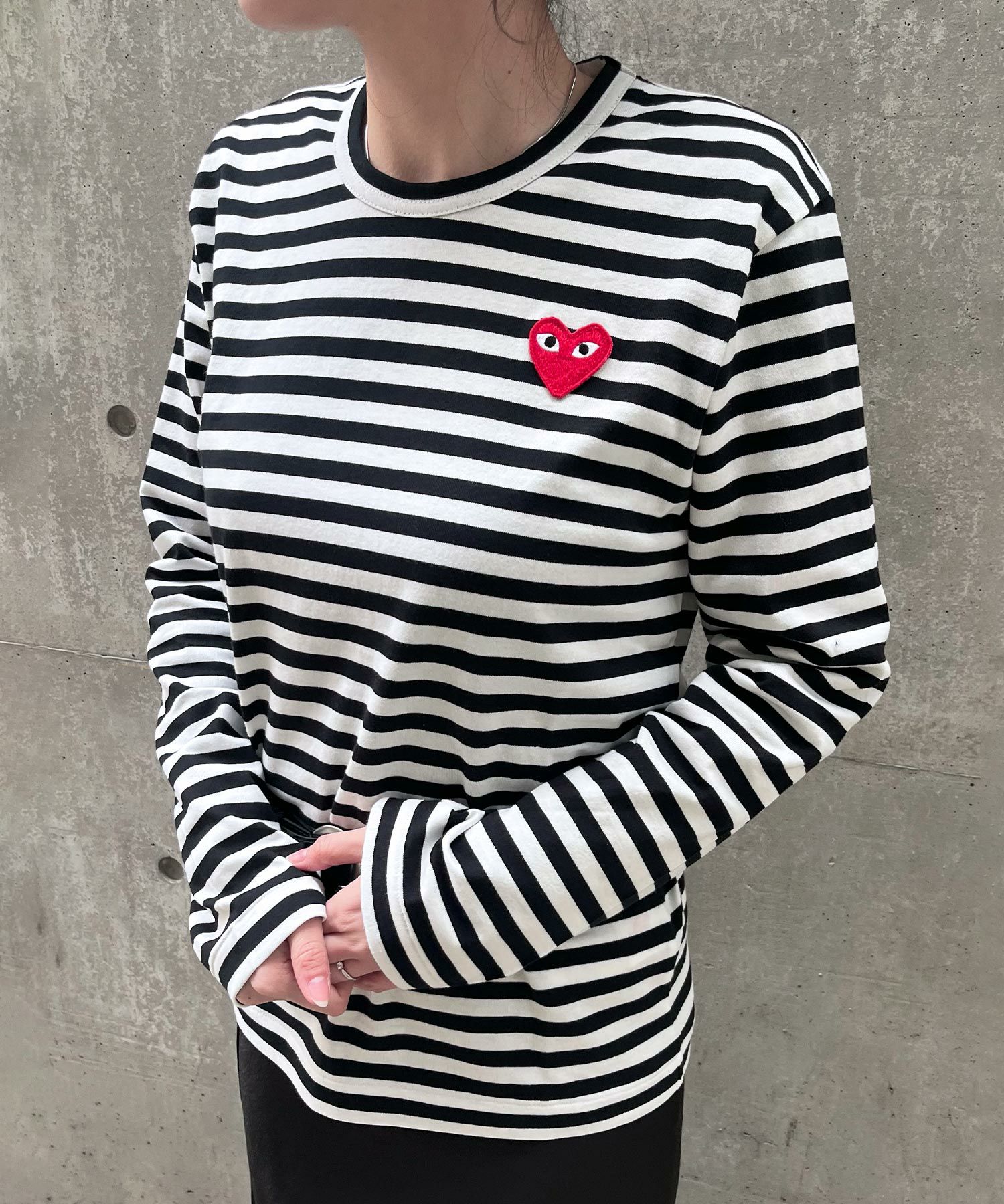 PLAY COMME des GARCONS LADIESボーダーロンT | Narcissus WEB STORE