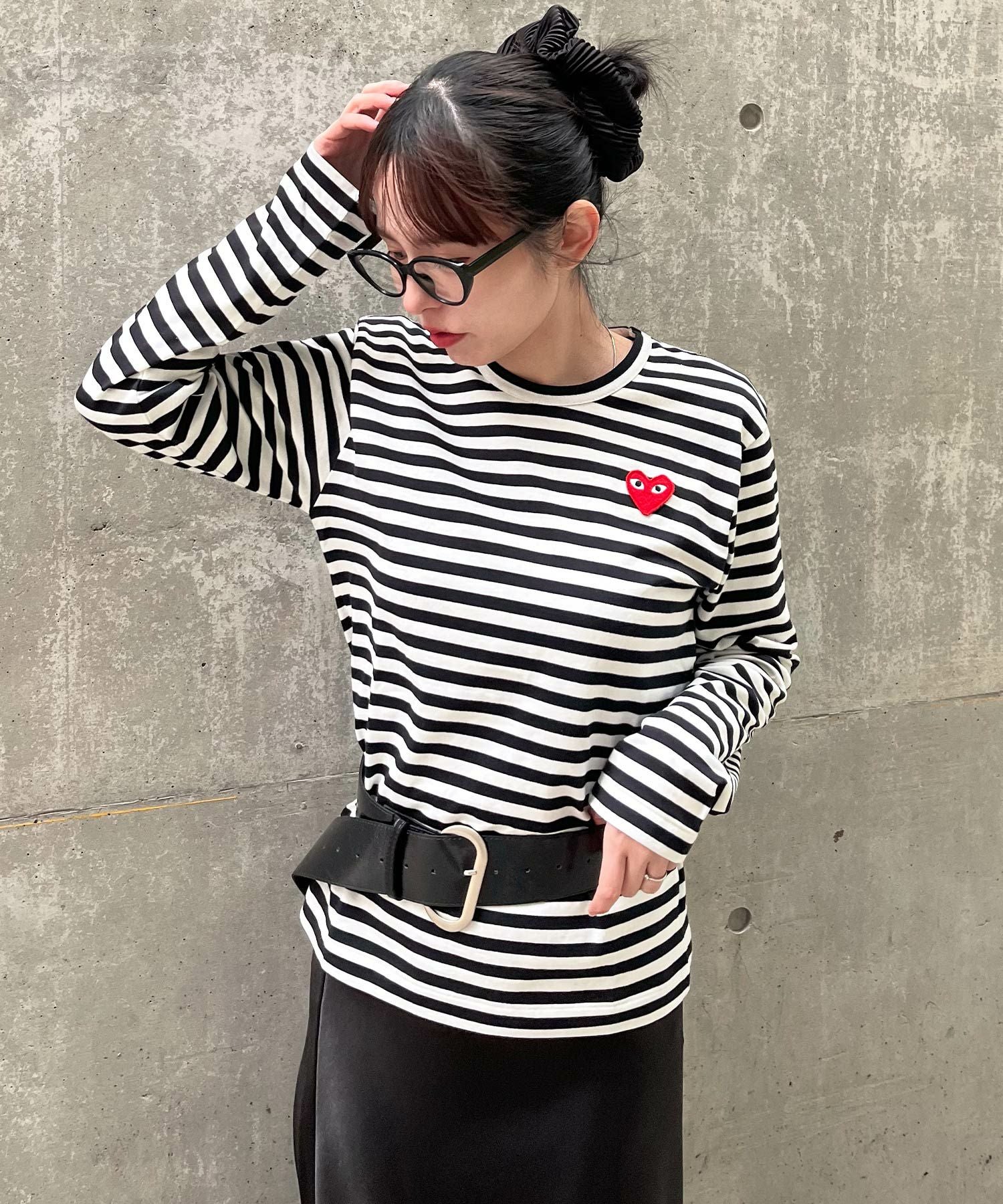 PLAY COMME des GARCONS LADIESボーダーロンT | Narcissus WEB STORE