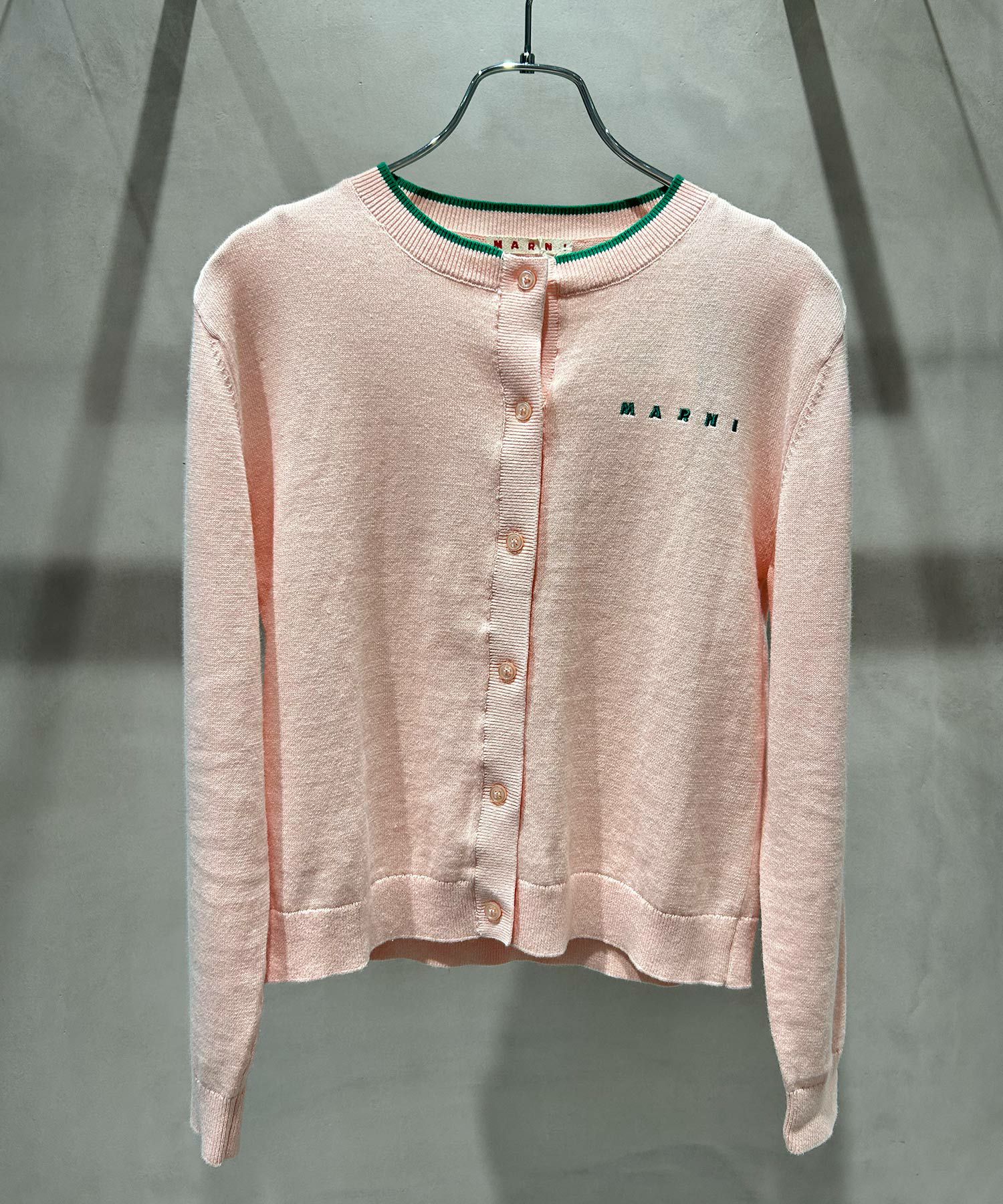 MARNI KIDSロゴカーディガン