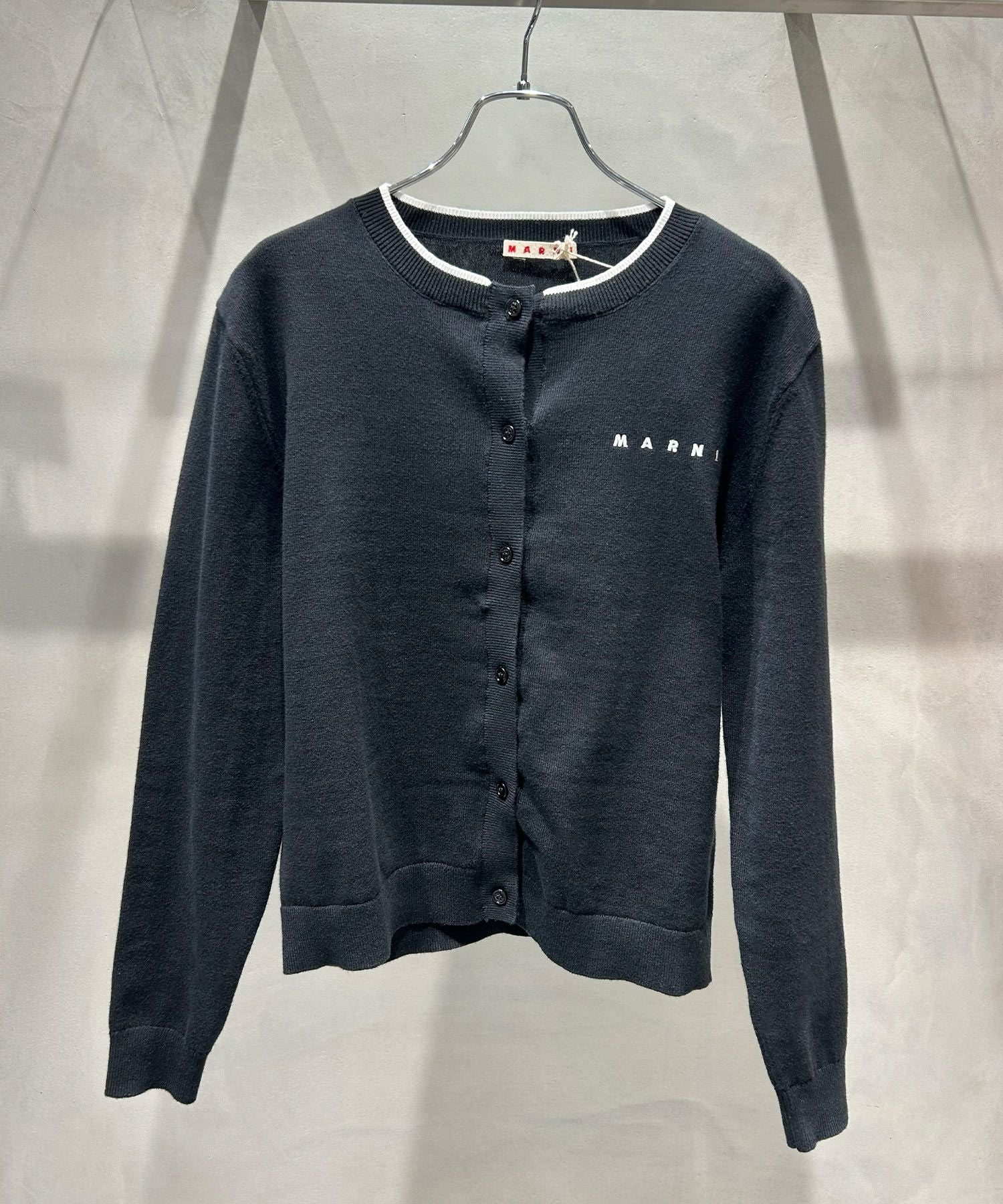 MARNI KIDSロゴカーディガン