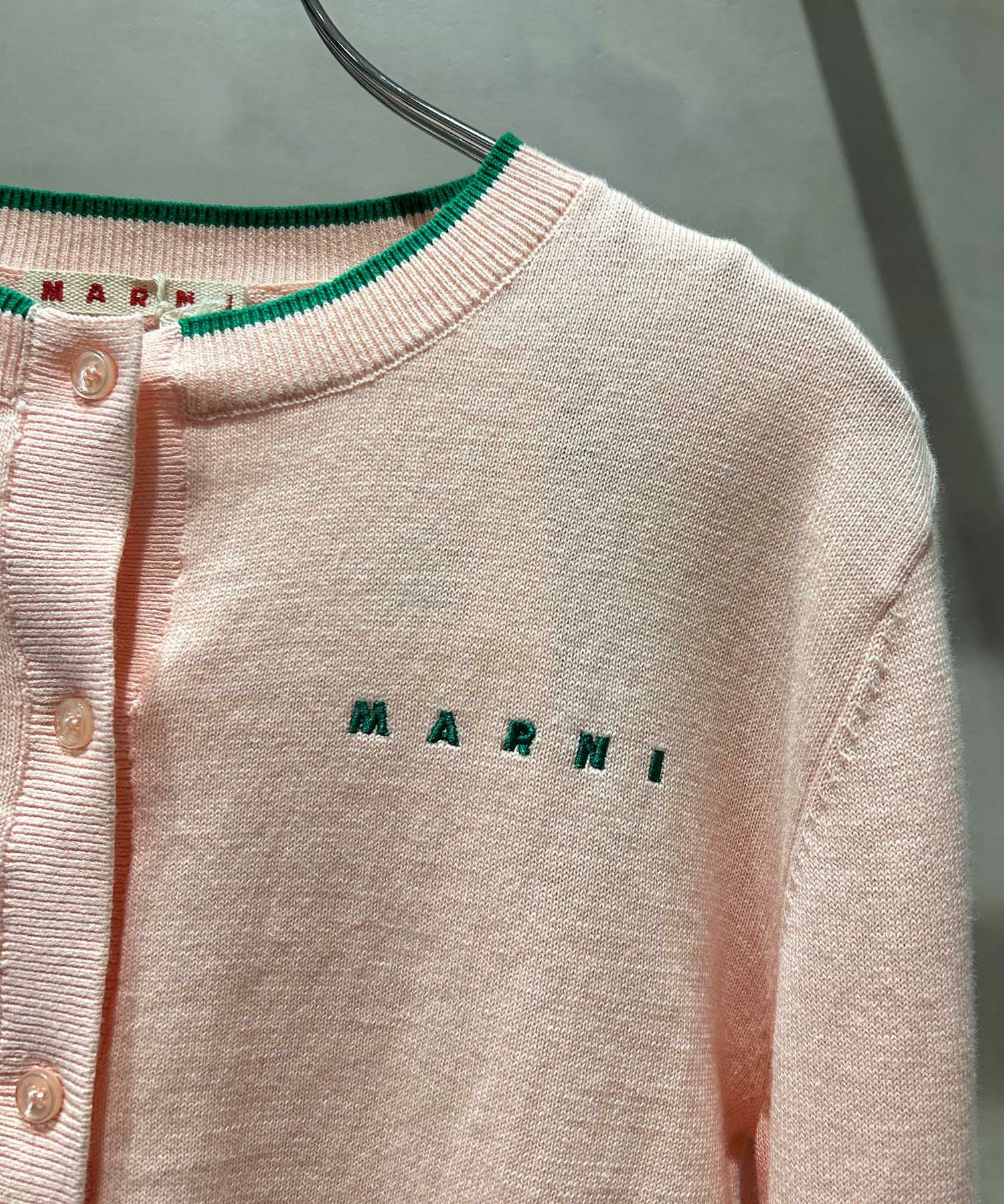 MARNI KIDSロゴカーディガン