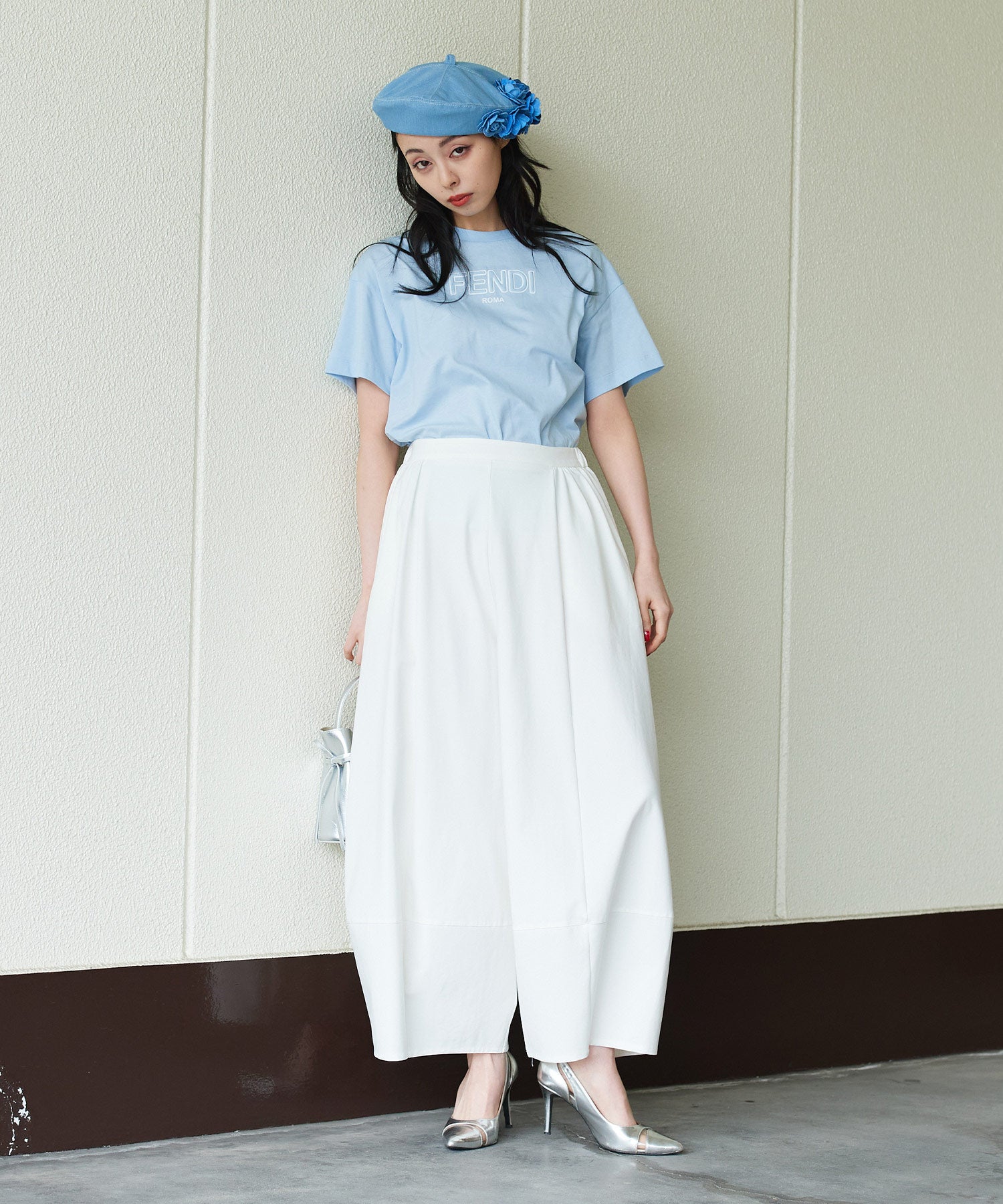 FENDI KIDSロゴTシャツ