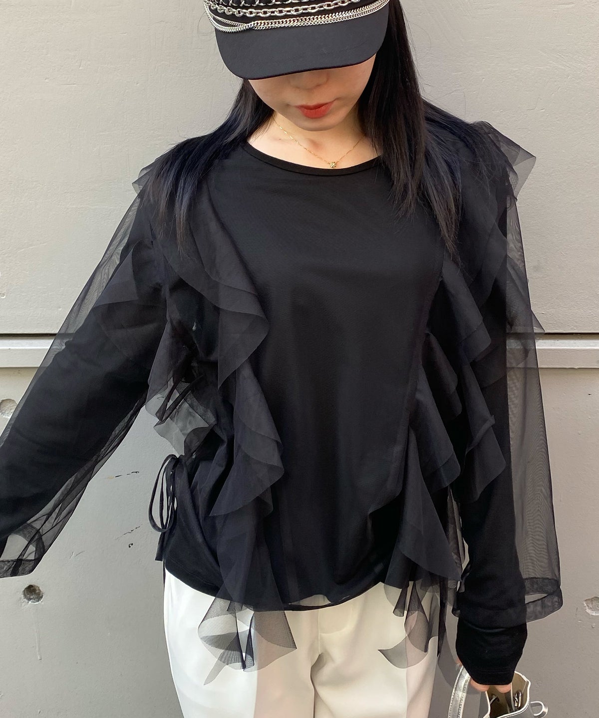 STAFF：MIKU(155cm/骨格ナチュラル)