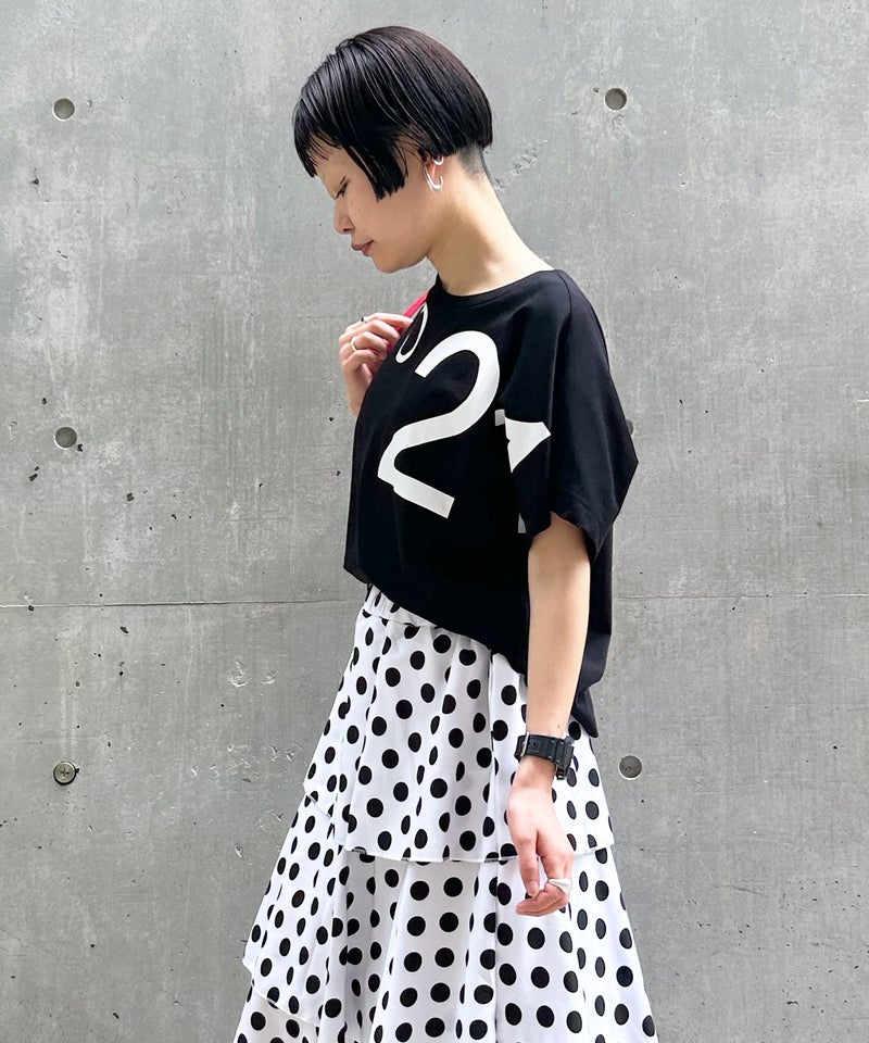 STAFF：ERIKA(153cm/骨格ウェーブ/14Y着用)