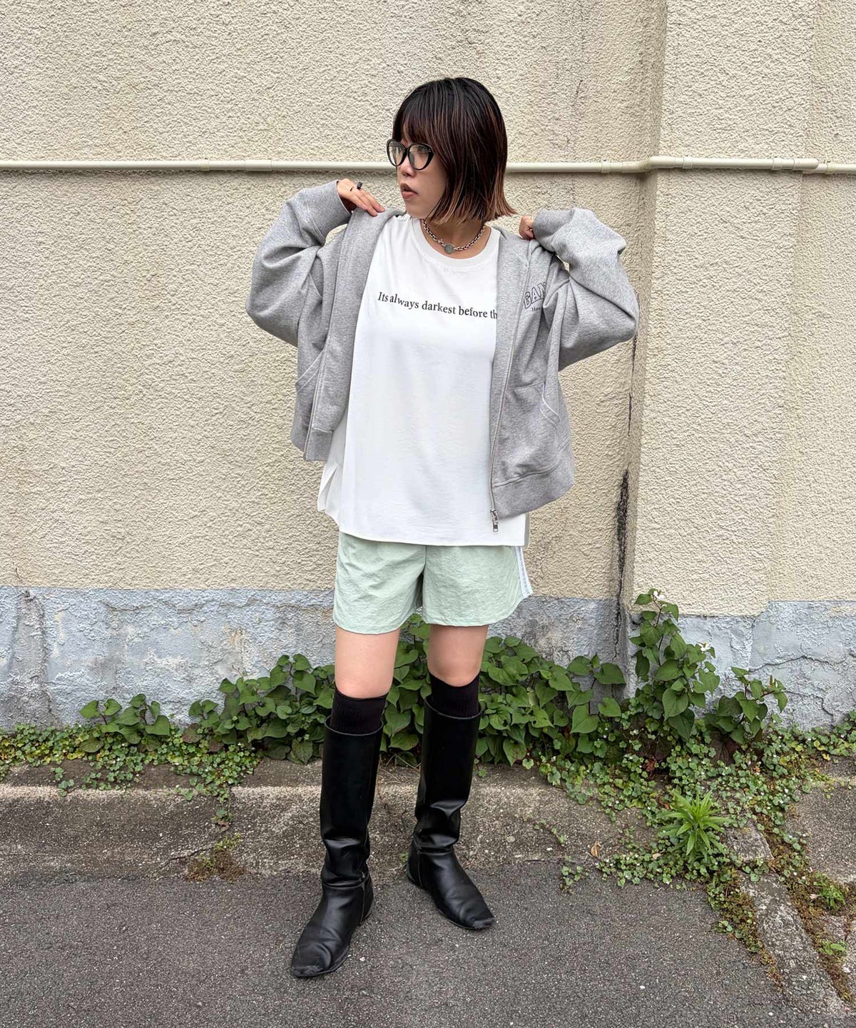 STAFF：FUWA(165cm/骨格ストレート)