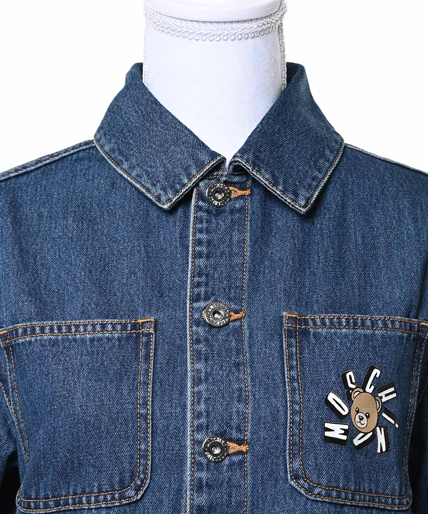 MOSCHINO KIDSベアデニムジャケット