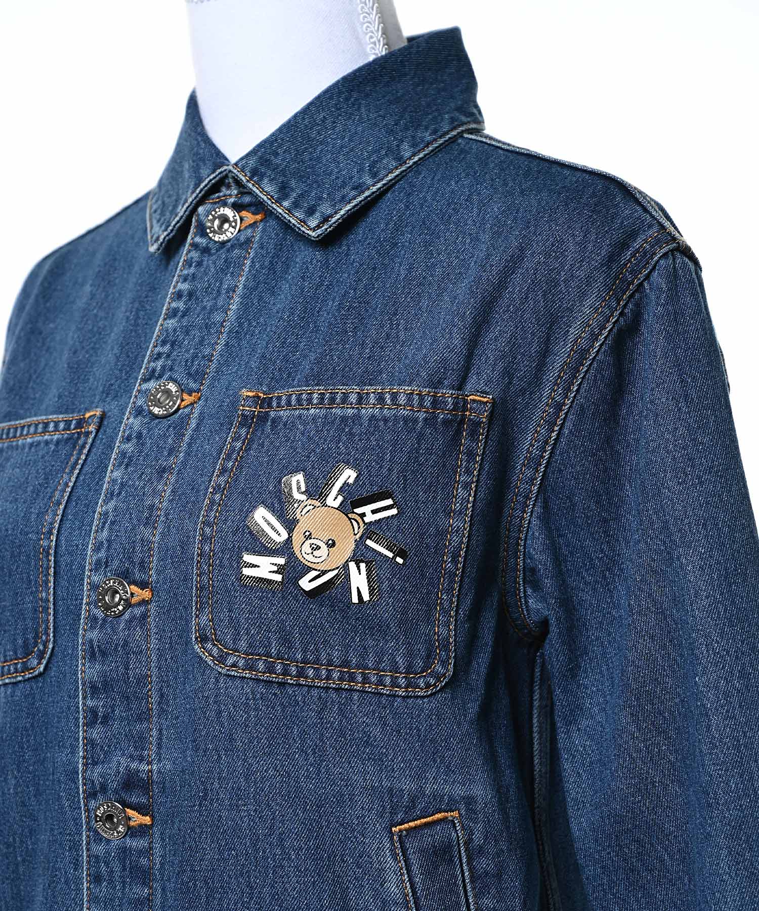 MOSCHINO KIDベアデニムジャケット