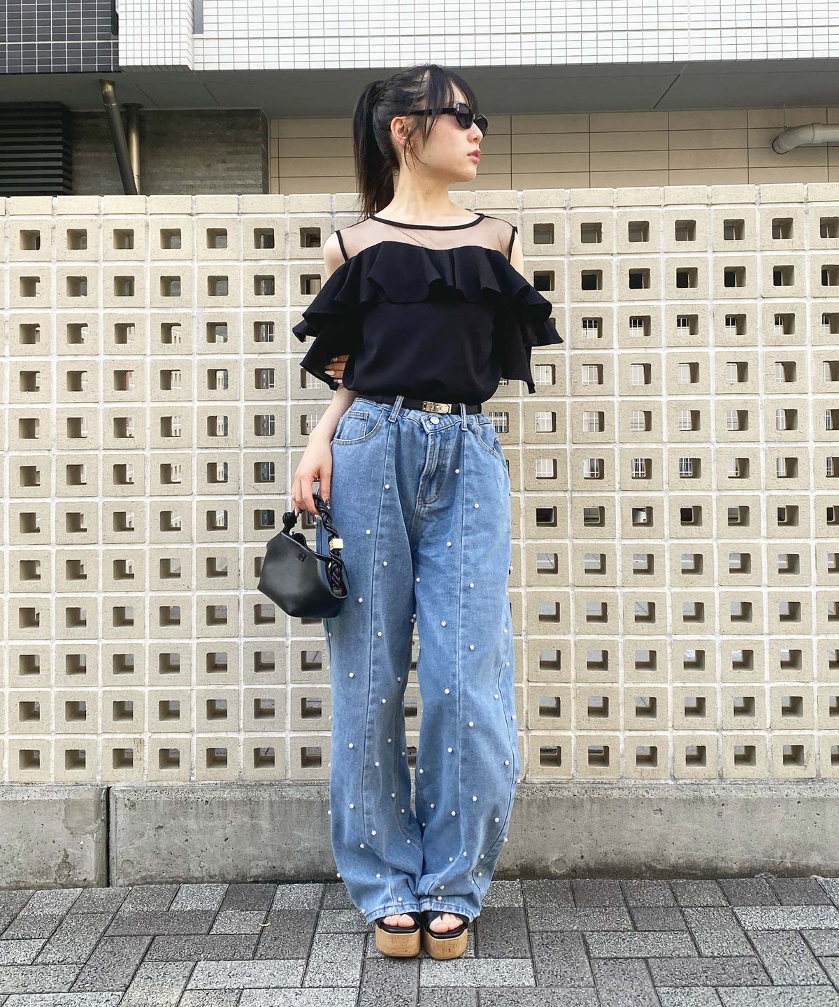 STAFF：MIKU(155cm/骨格ナチュラル)