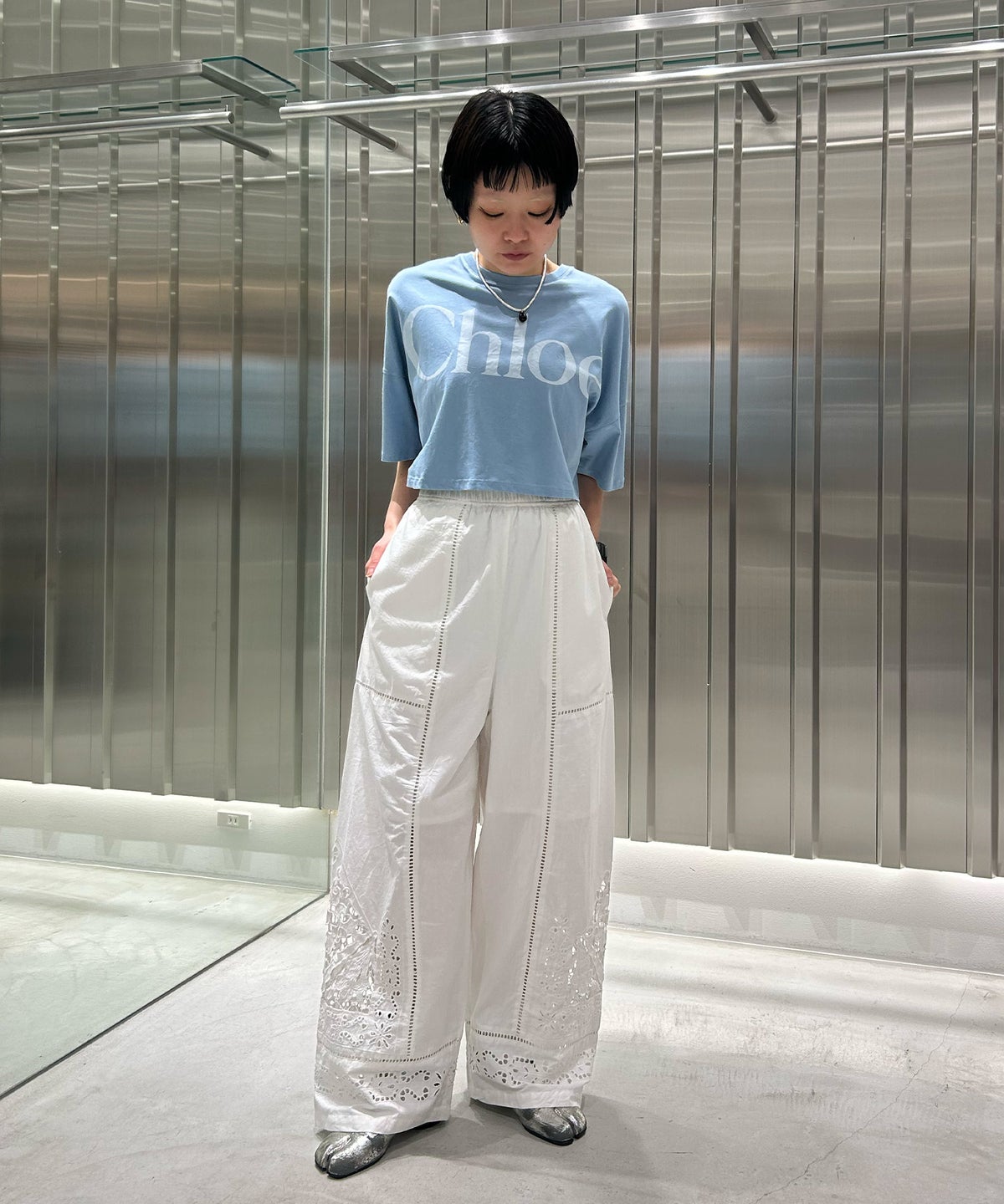 STAFF：ERIKA(153cm/骨格ウェーブ/14Y着用)