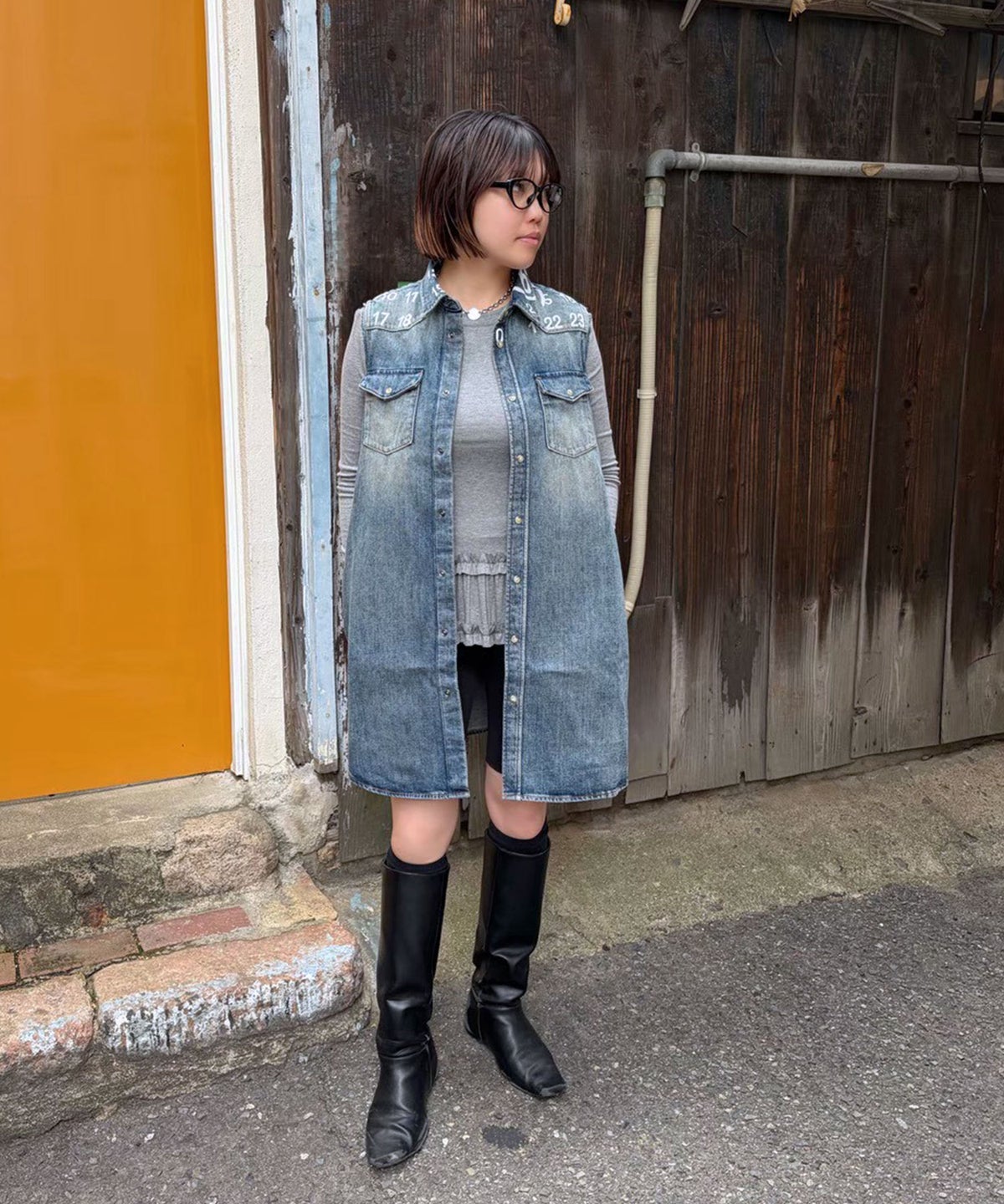 STAFF：FUWA(165cm/骨格ストレート)