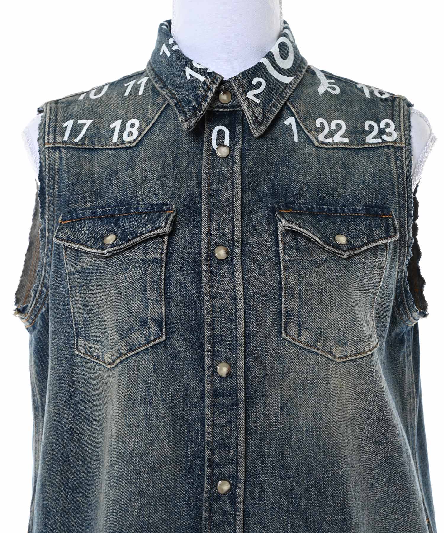 MM6 Maison Margiela KIDSデニムベストワンピース