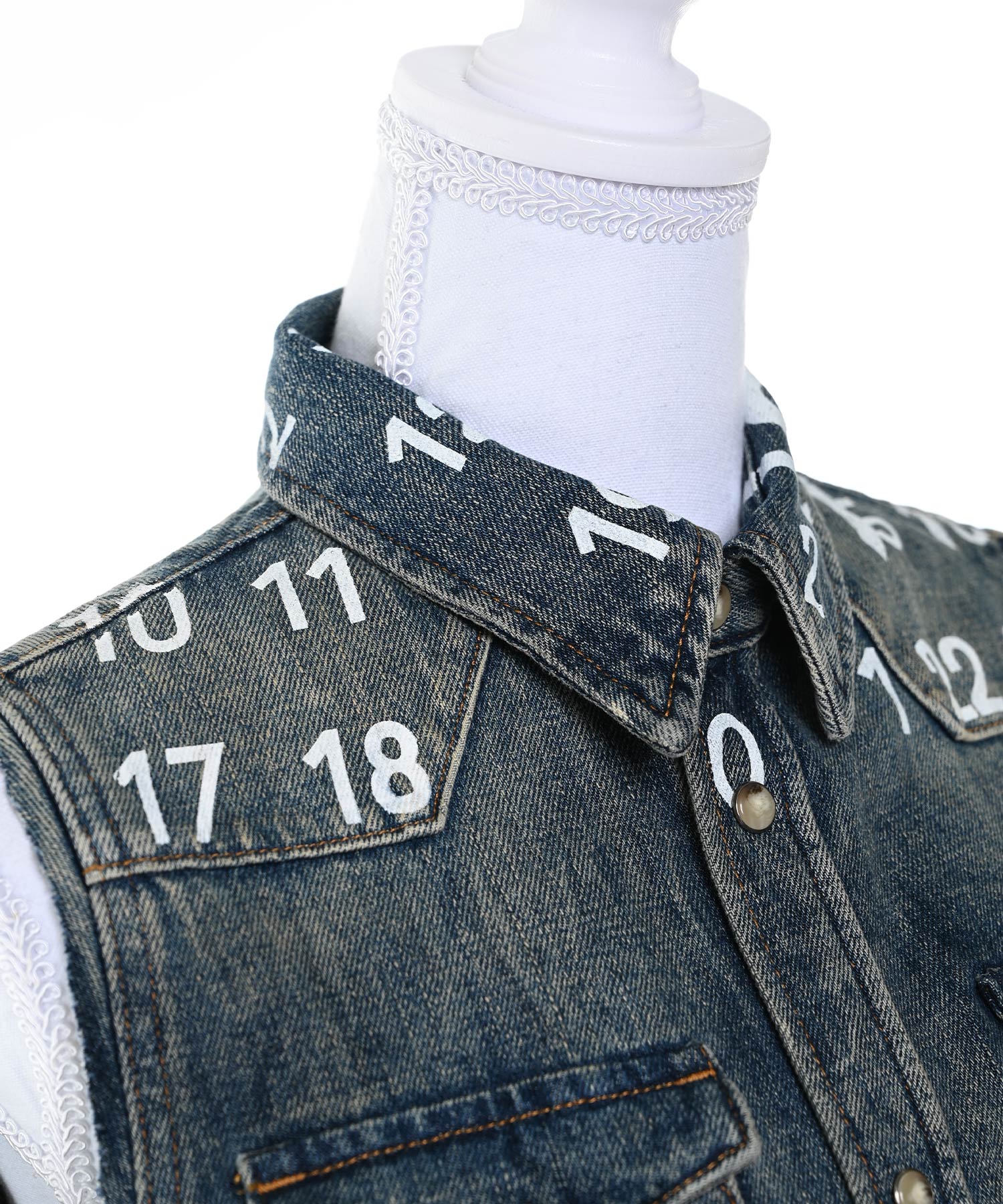 MM6 Maison Margiela KIDSデニムベストワンピース