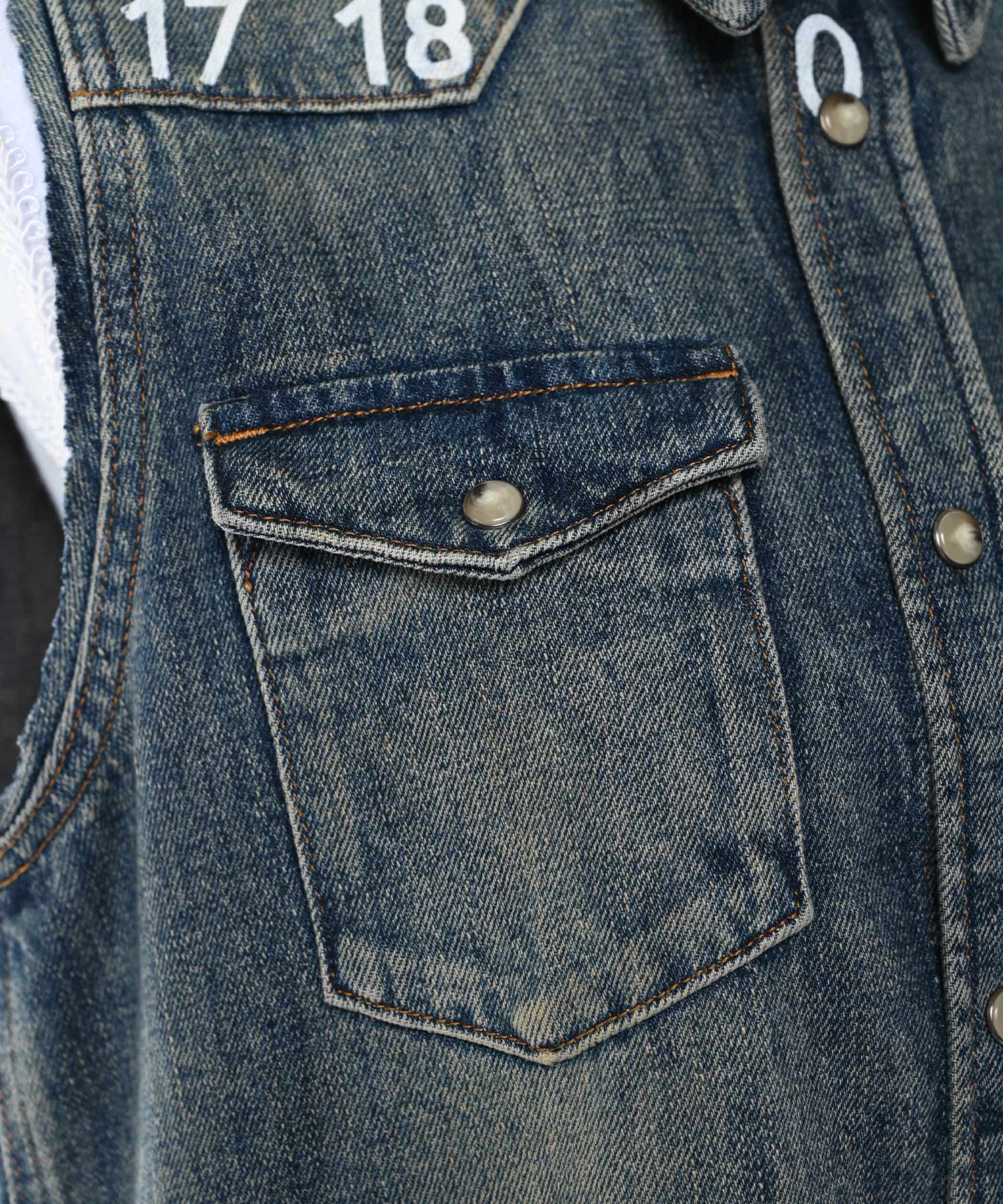 MM6 Maison Margiela KIDSデニムベストワンピース