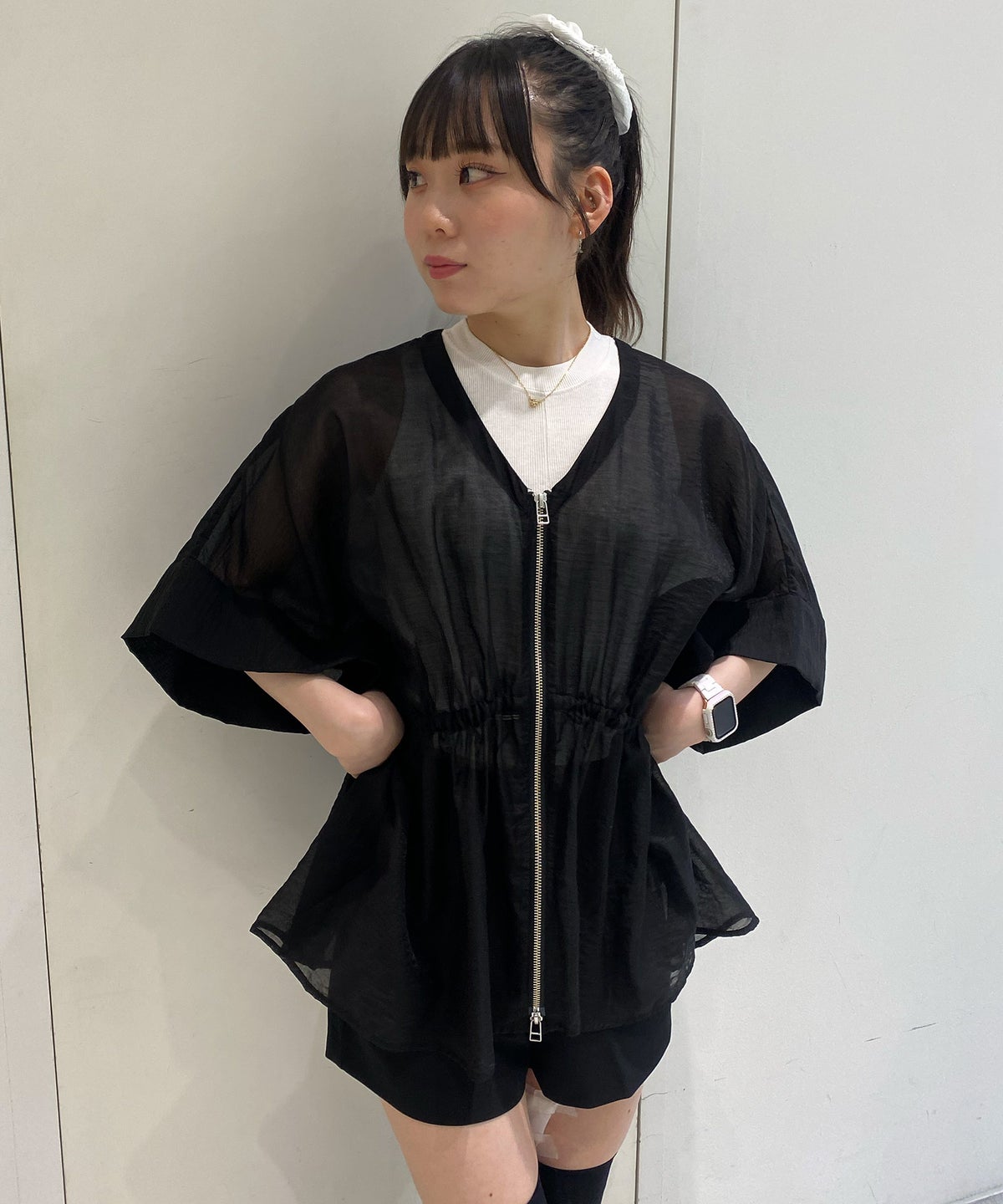 STAFF：MIKU(155cm/骨格ナチュラル)