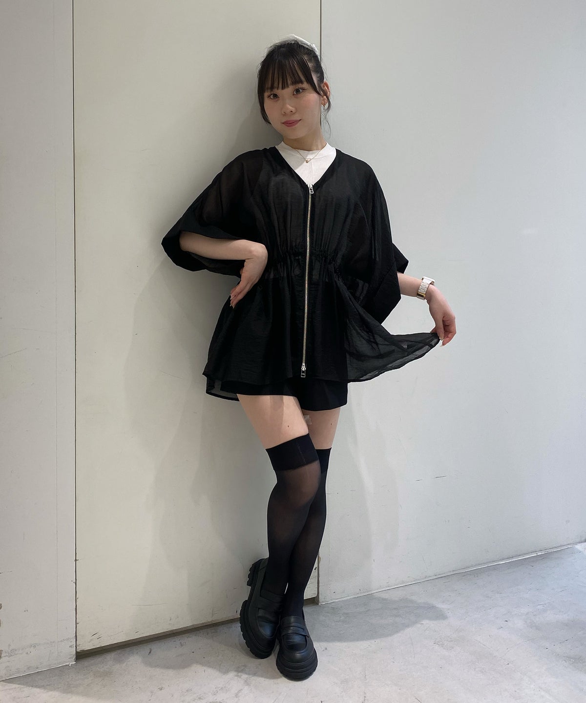 STAFF：MIKU(155cm/骨格ナチュラル)