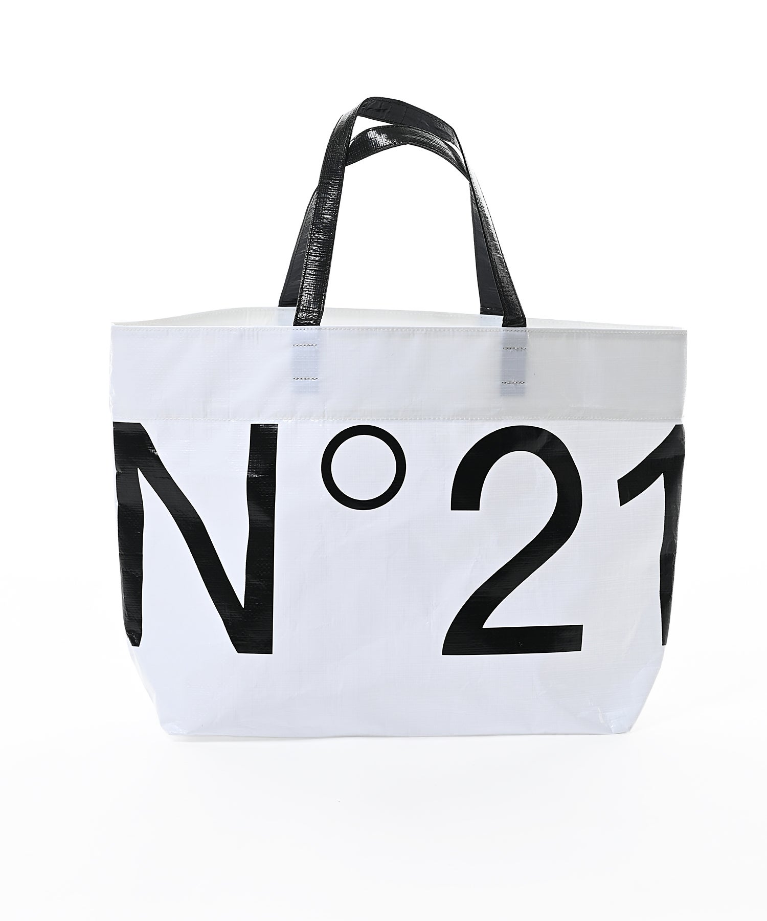 CRONOS トートバッグ　ホワイト N°21 KIDSロゴトートバッグ