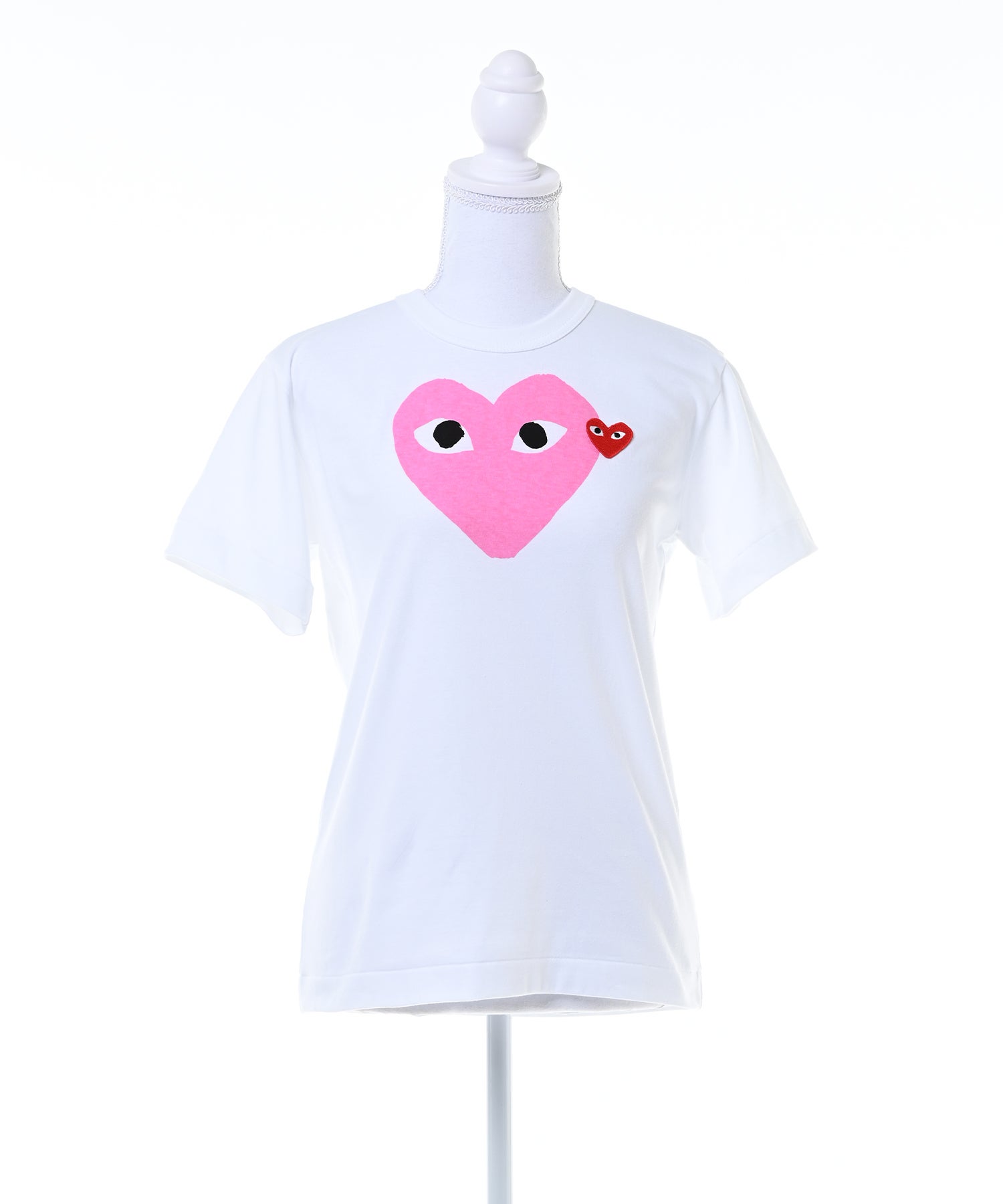 PLAY COMME des GARCONS WOMANダブルハートTシャツ
