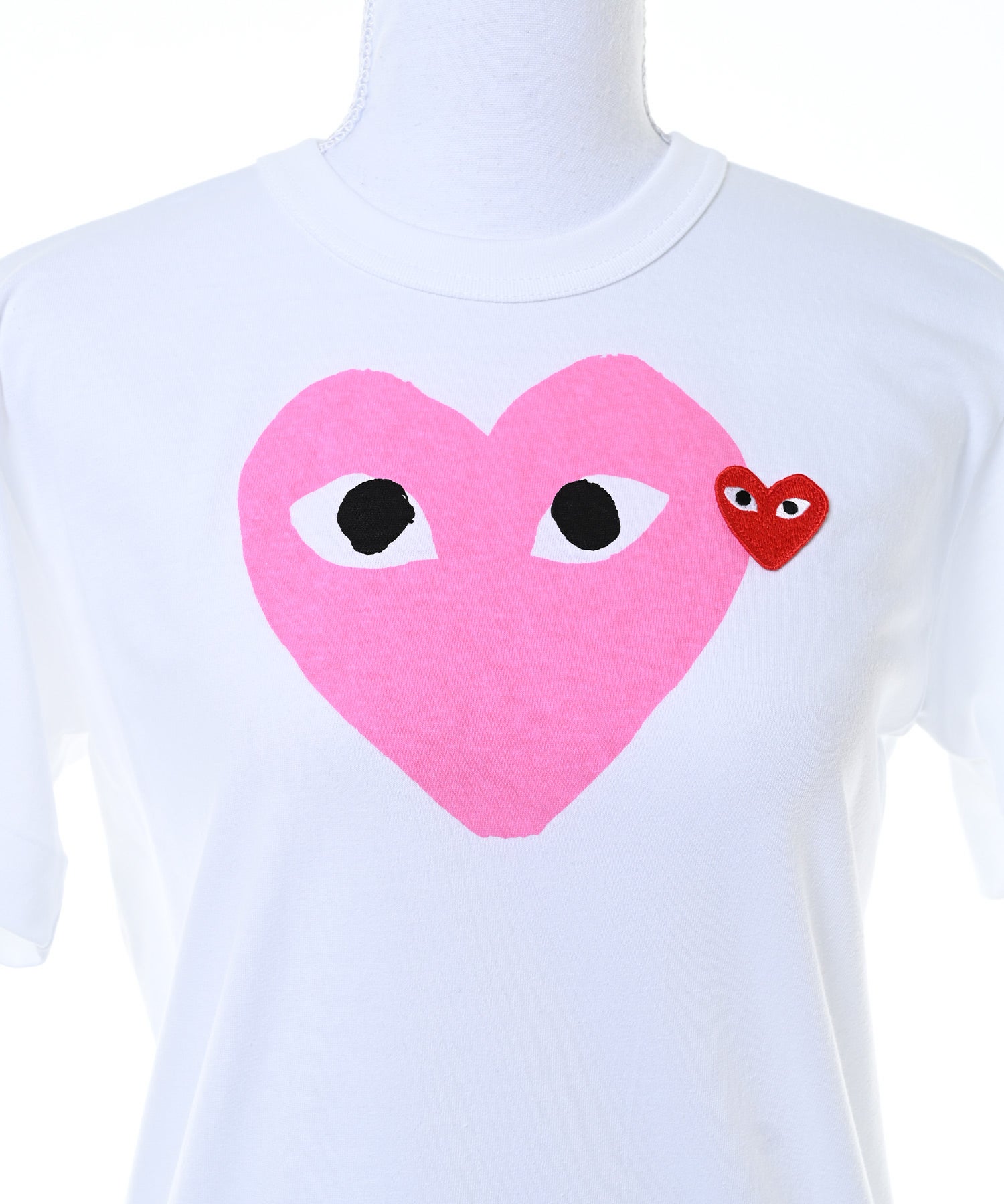PLAY COMME des GARCONS WOMANダブルハートTシャツ