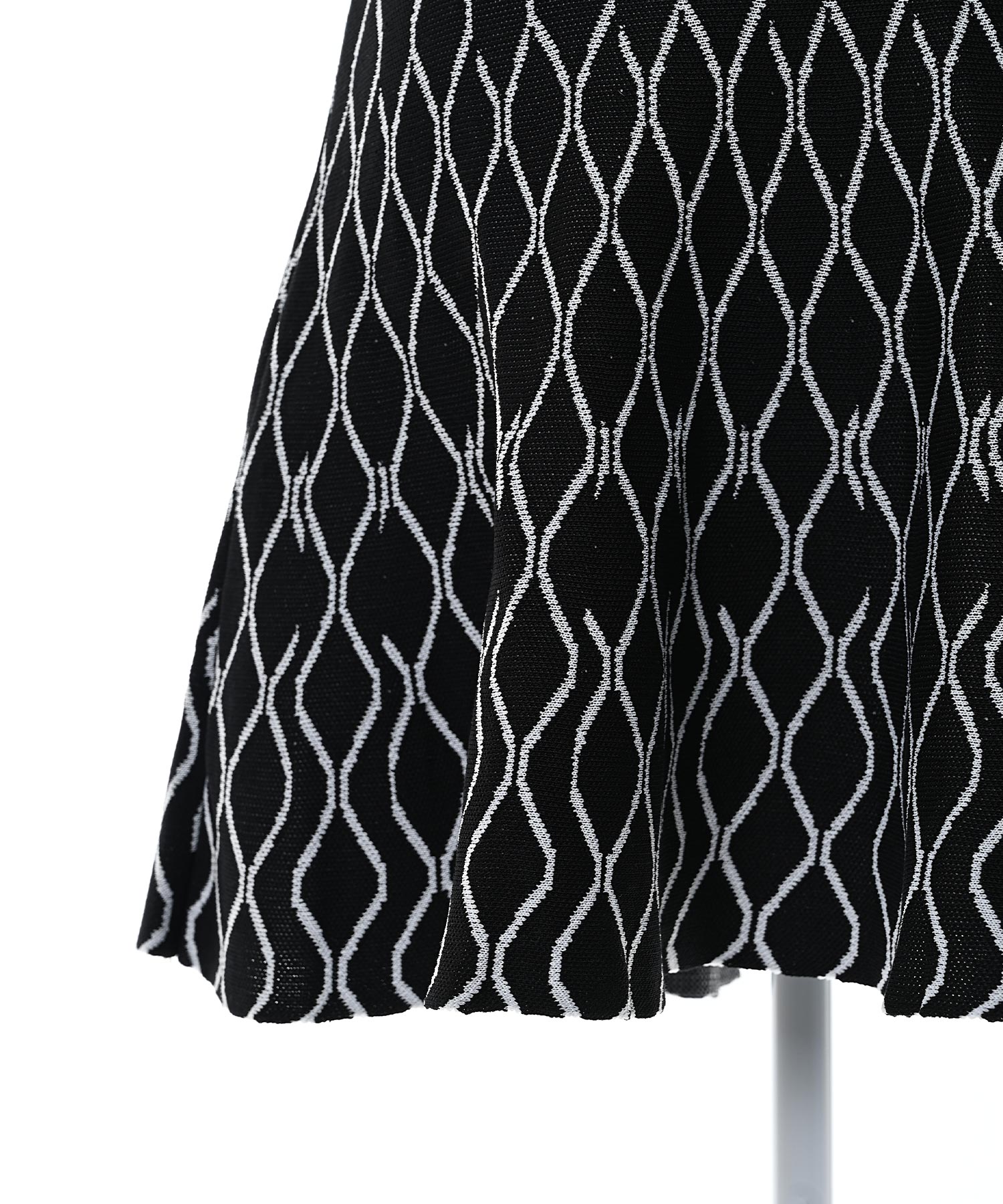 ジジ→DRESSLAVE ＜ODAKHA＞narcissus knit Narcissusジオメニットフレアワンピース