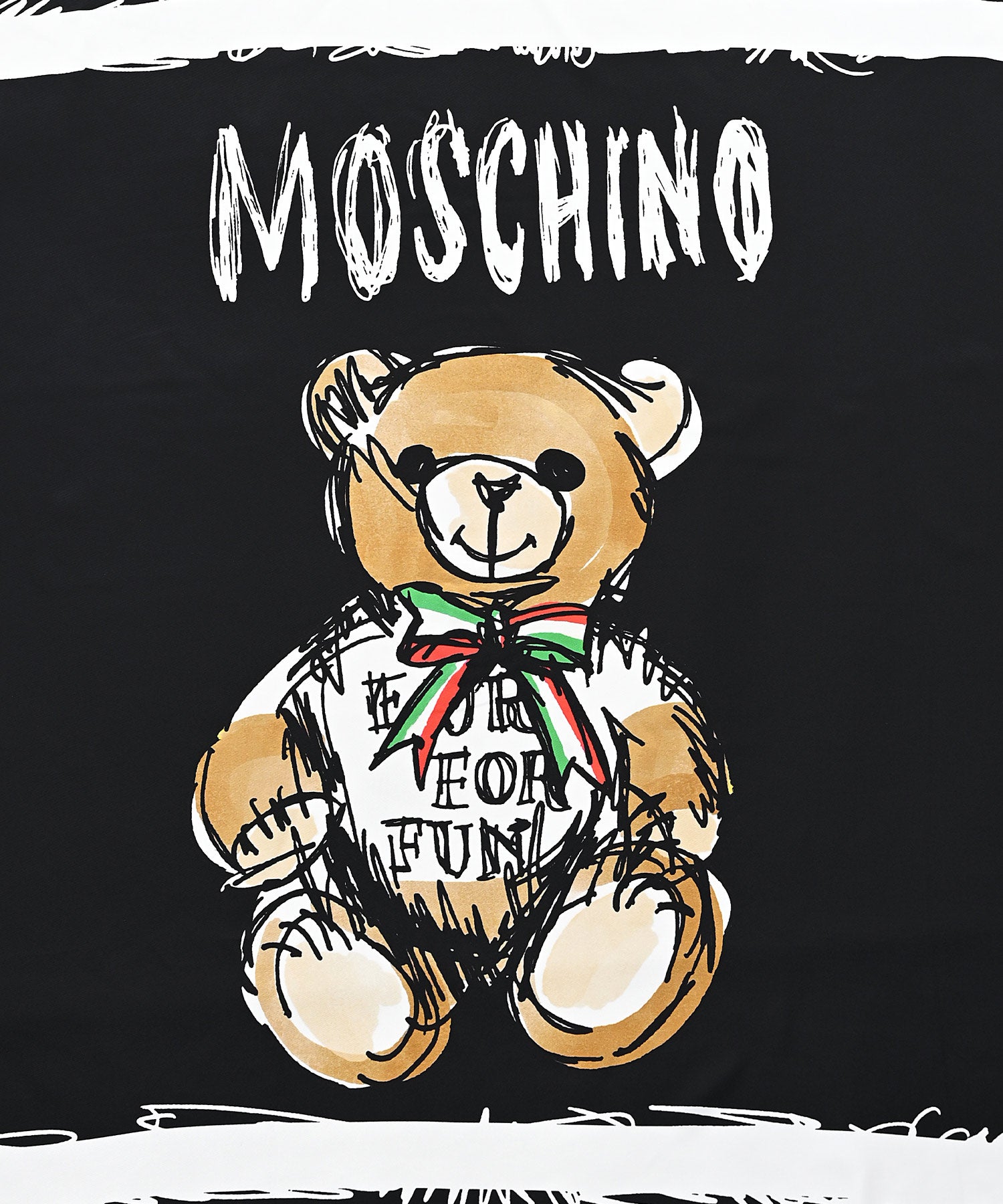 MOSCHINO WOMANベアシルクスカーフ