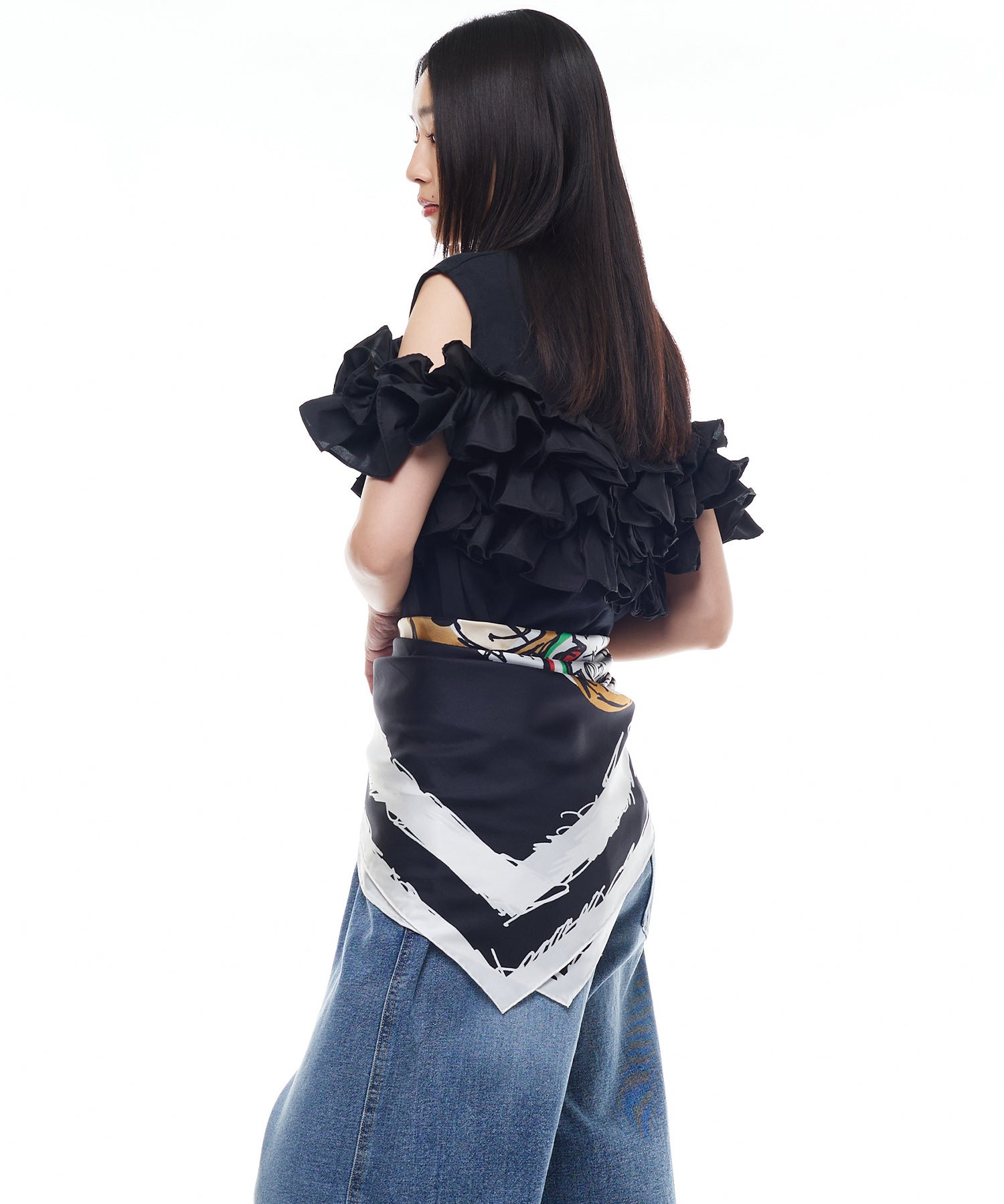 MOSCHINO WOMANベアシルクスカーフ