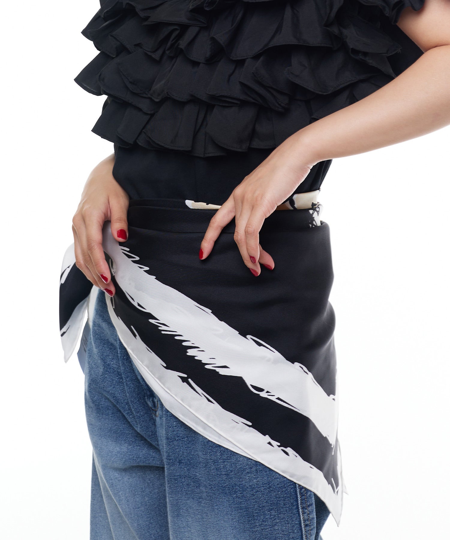 MOSCHINO WOMANベアシルクスカーフ