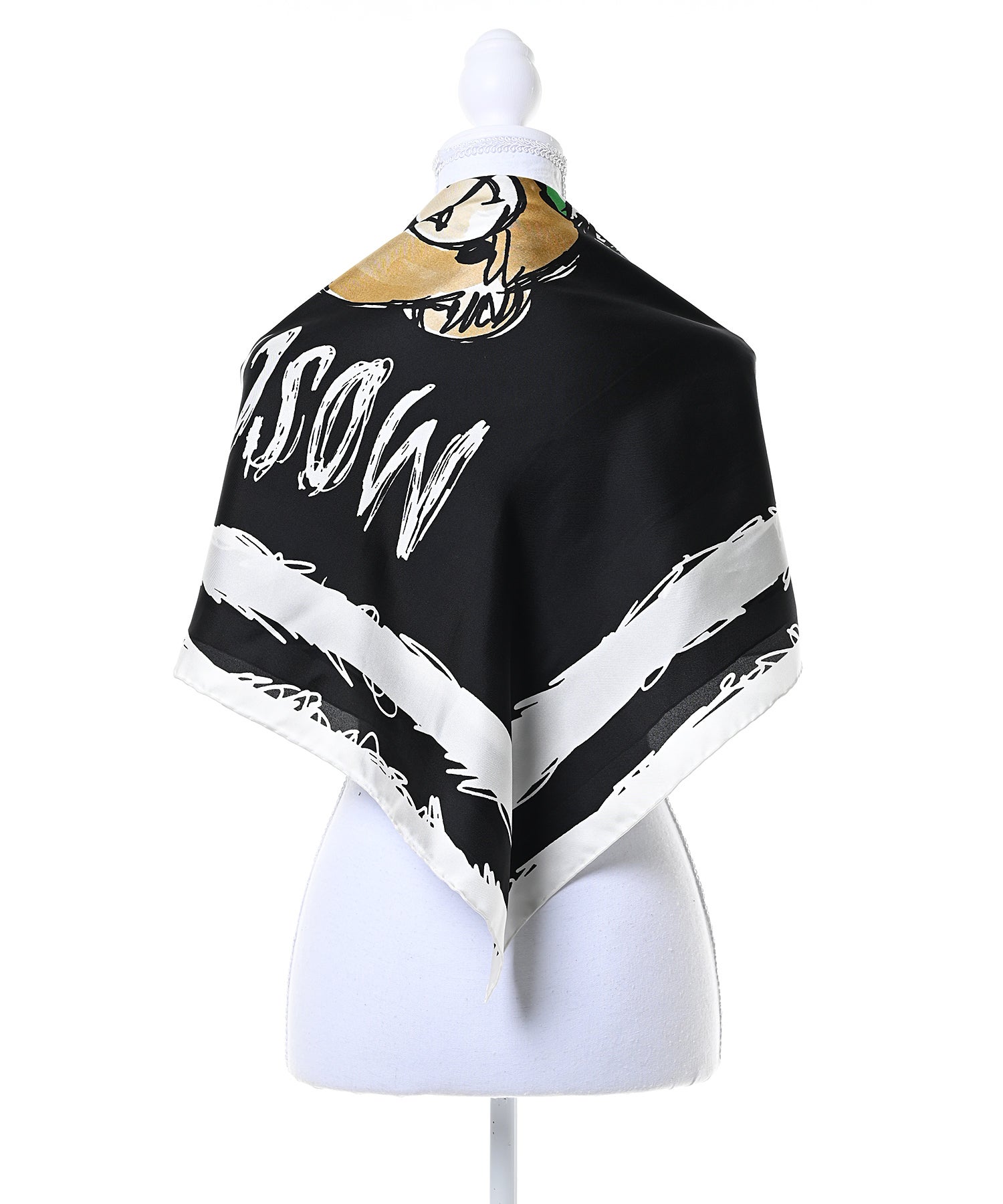 MOSCHINO WOMANベアシルクスカーフ