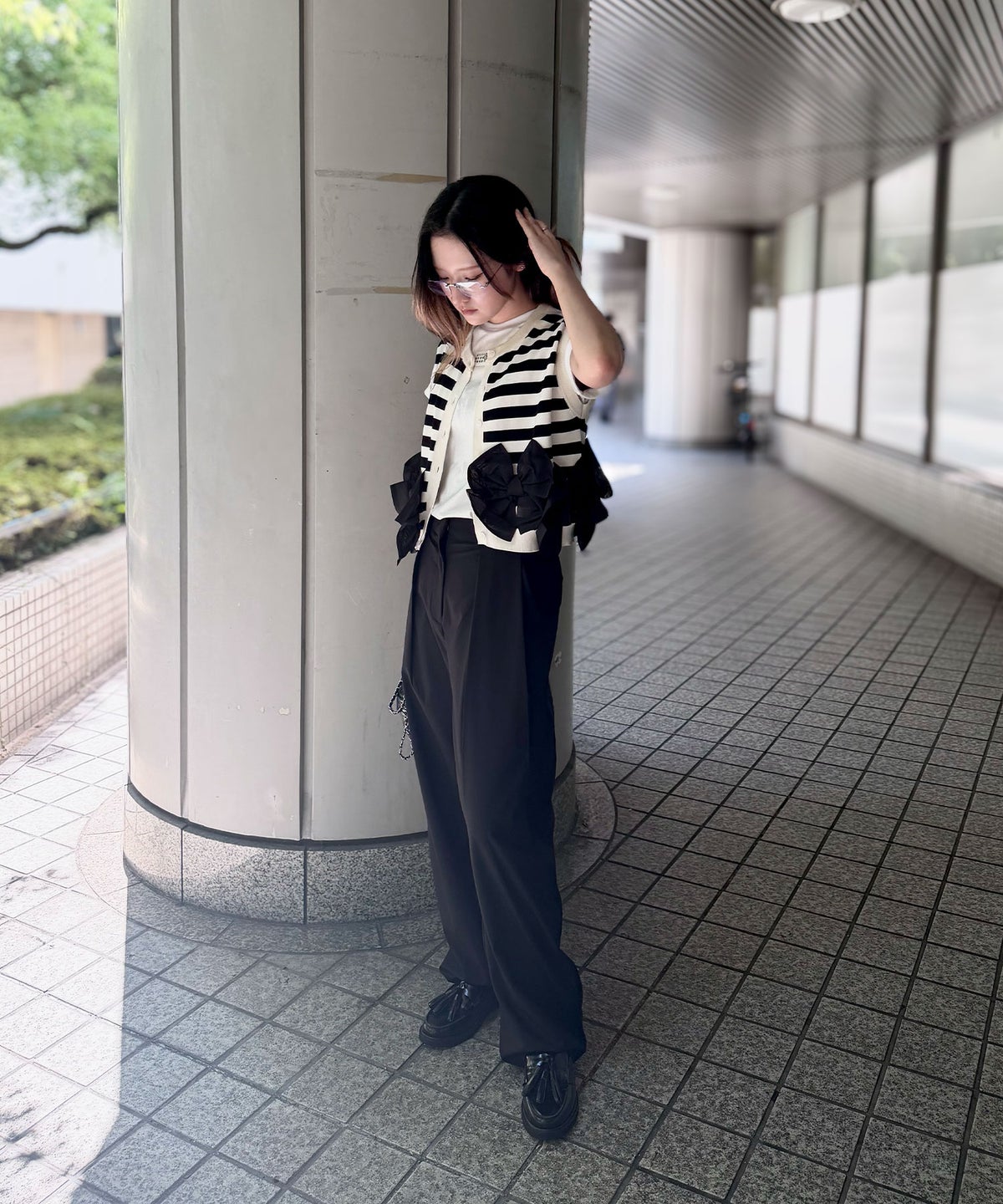 STAFF：HIRONA(163cm/骨格ナチュラル)