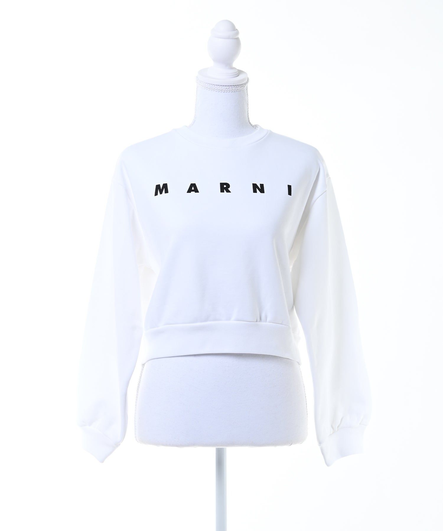 MARNI KIDSロゴクロップドスウェット