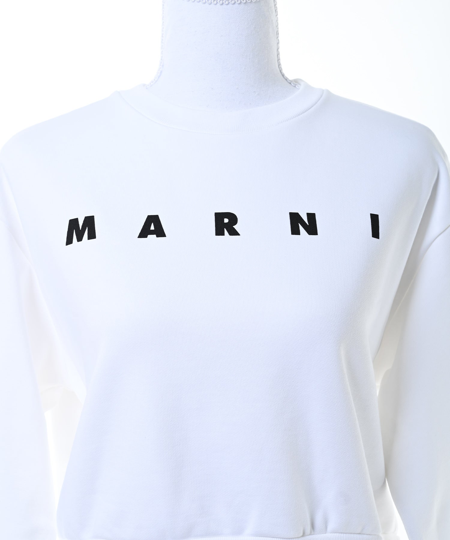 MARNI KIDSロゴクロップドスウェット