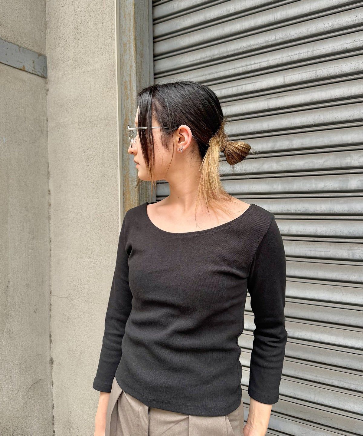 STAFF：HIRONA（163cm/骨格ナチュラル）